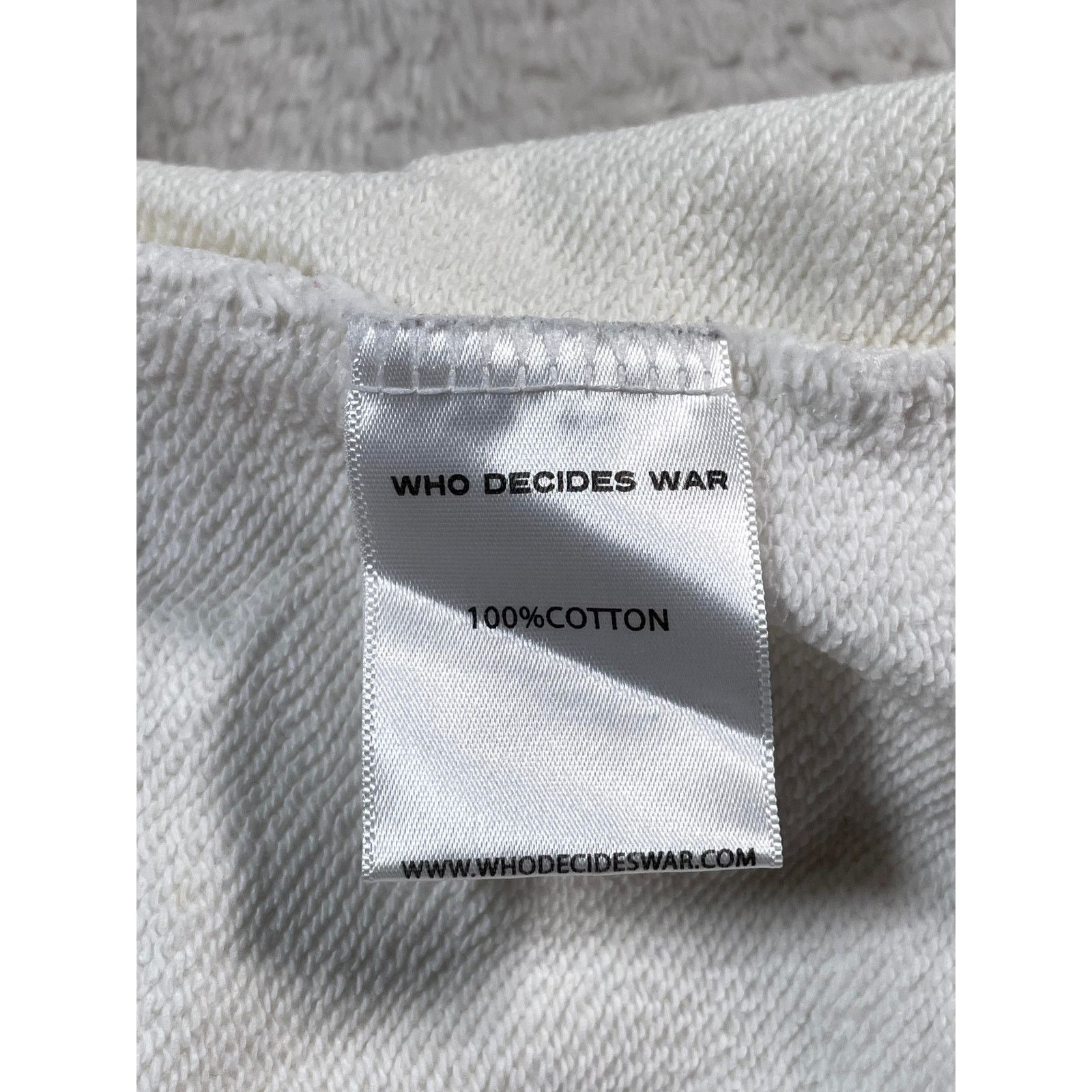 Who Decides War WDW Sacred Being White & Brown Hoodie Size M / US 6-8 / IT 42-44 - 3 Thumbnail