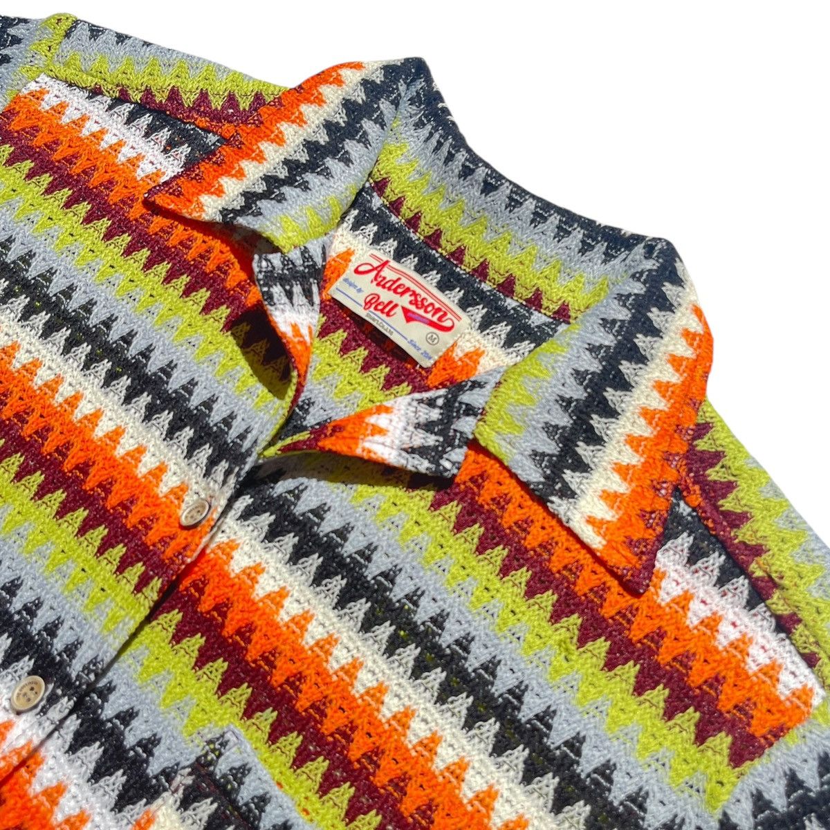 Andersson Bell Crochet woven button down Size US M / EU 48-50 / 2 - 2 Thumbnail