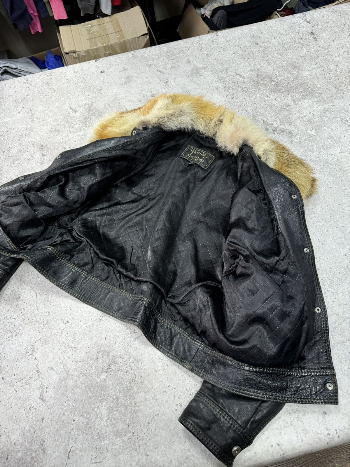 Japanese Brand Vintage 90s Real Fox Soft Leather Archive Jacket Size US M / EU 48-50 / 2 - 10 Thumbnail