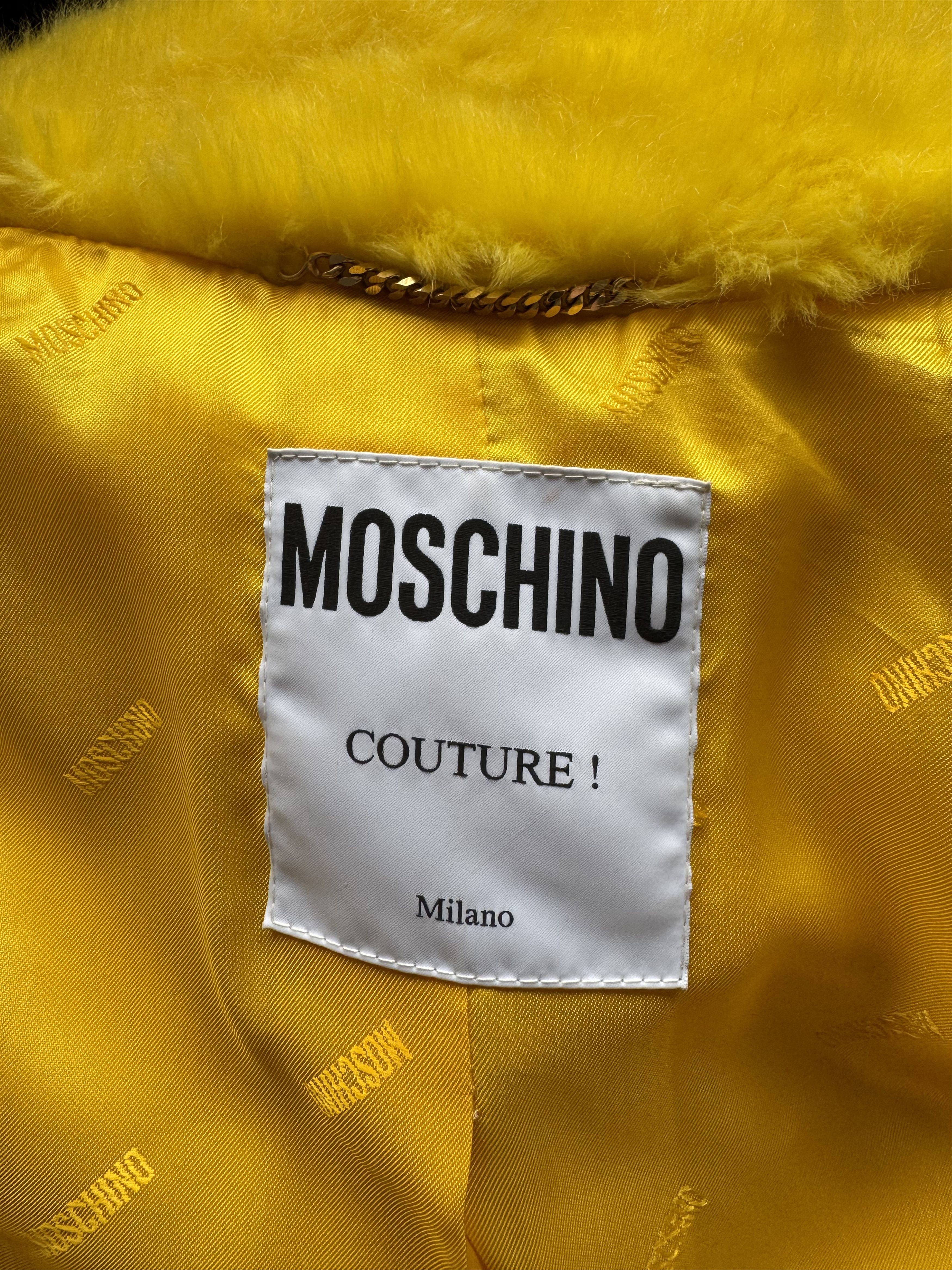 Moschino FW15 Runway Faux Fur Coat Size S / US 4 / IT 40 - 17 Thumbnail