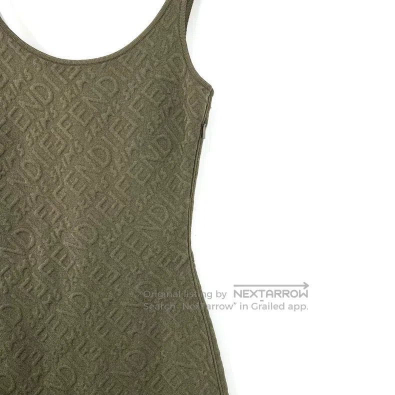Fendi Fendi Kardashian SKIMS Embossed Logo Print Bodycon Dress W Size 4XL / US 24-26 - 1 Thumbnail