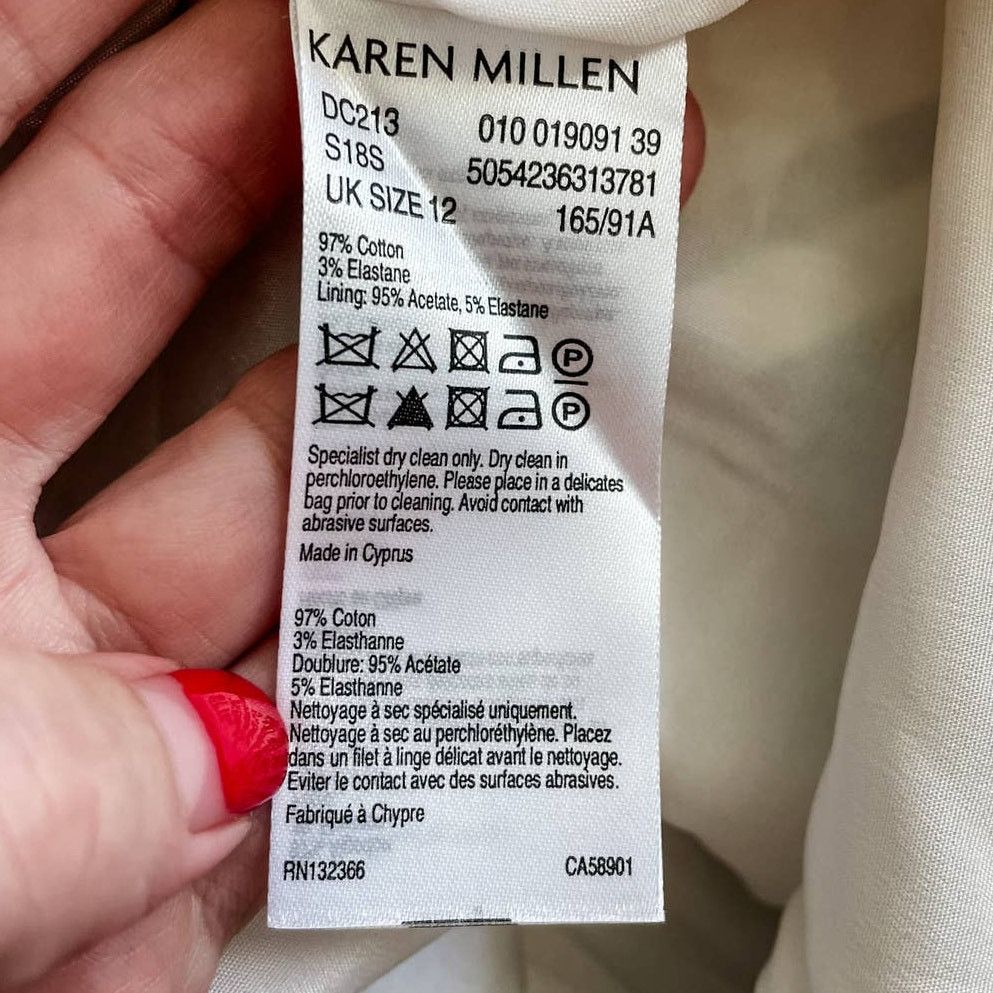 Karen Millen Karen Millen floral print crisscross strap cotton dress 8 Size M / US 6-8 / IT 42-44 - 4 Thumbnail