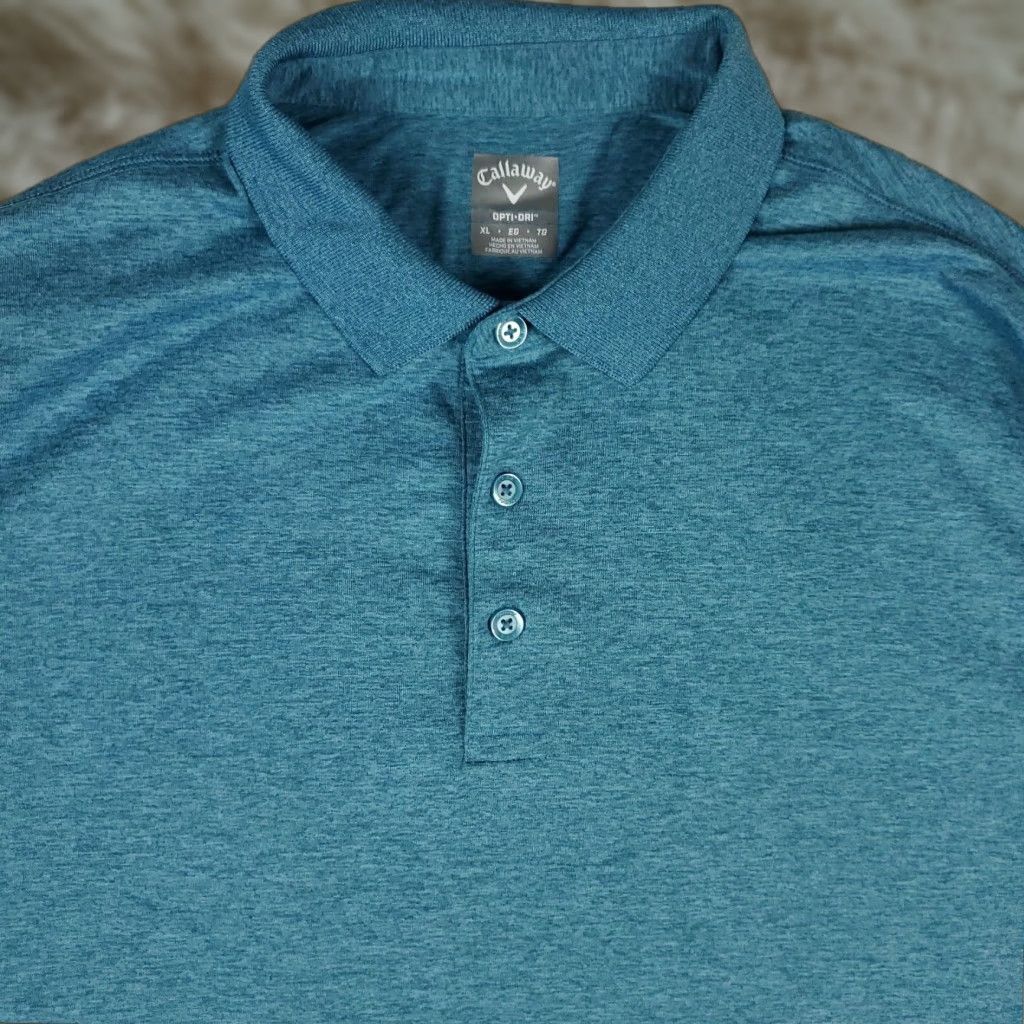 Callaway Callaway Polo Shirt Mens Size XL Blue Opti Dri Fit Golf Short Sleeve Size US XL / EU 56 / 4 - 1 Thumbnail