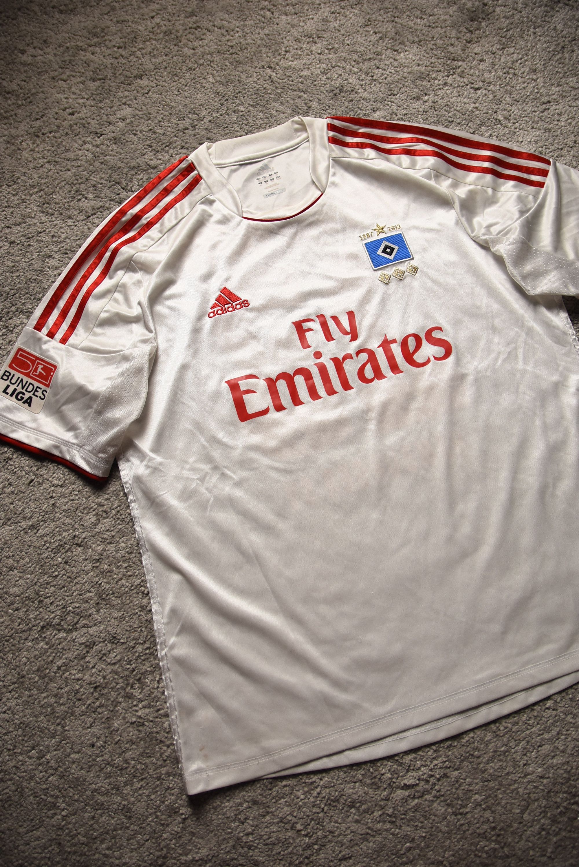 Adidas Hamburger SV 2012/2013 Van Der Vaart #23 Home Shirt Jersey Size US XL / EU 56 / 4 - 6 Thumbnail