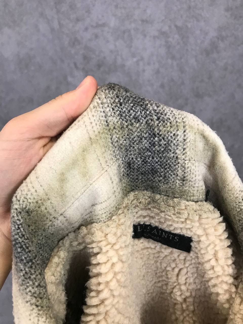 Allsaints Allsaints Sherpa flannel shirt Size US XS / EU 42 / 0 - 8 Thumbnail