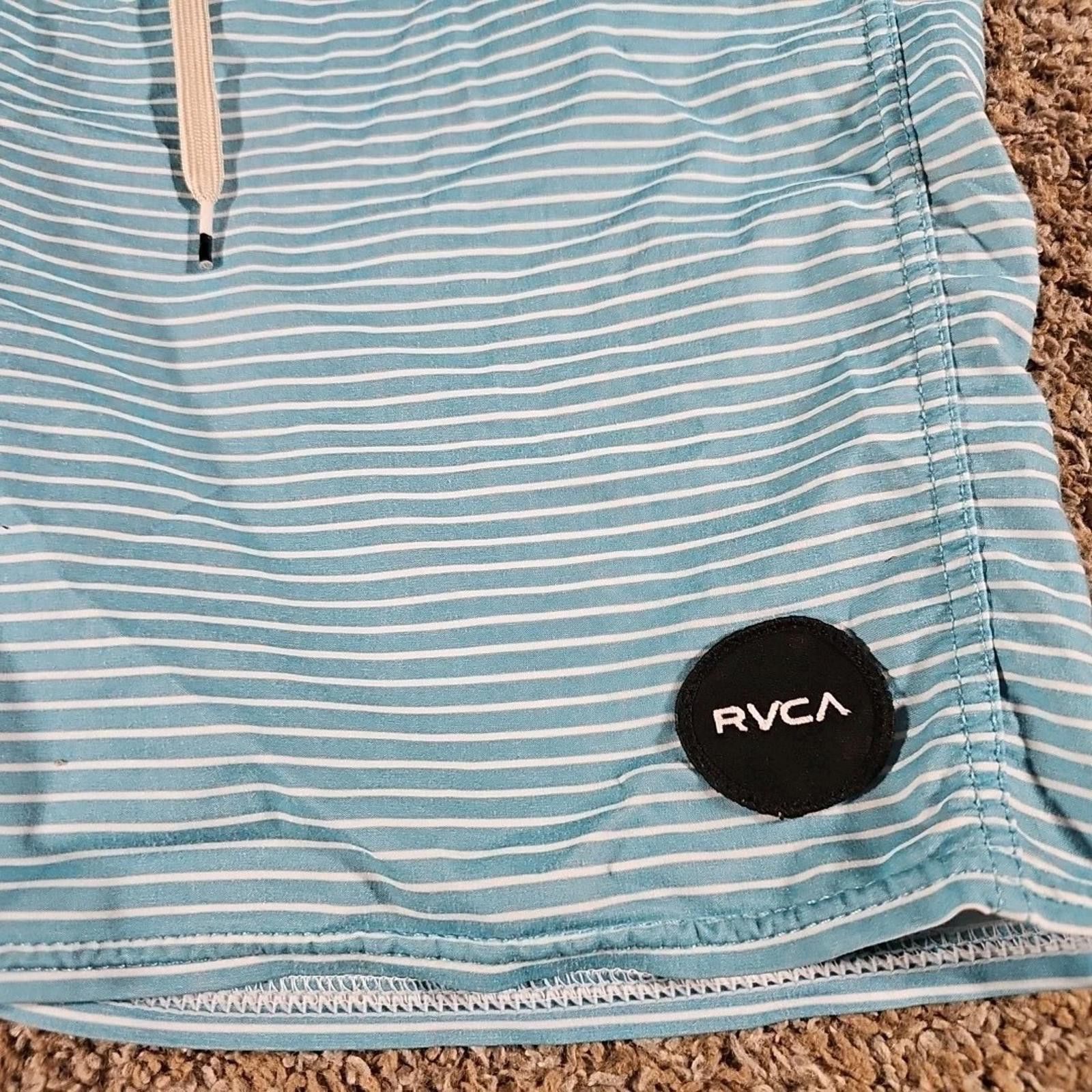 RVCA RVCA sz 34 Striped Vintage Stretch Board Shorts Size US 32 / EU 48 - 2 Thumbnail