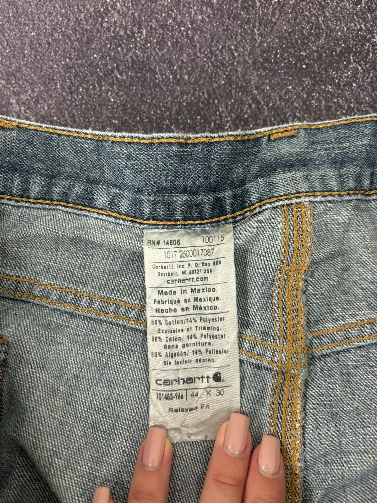Carhartt Vintage Carhartt Y2K Work USA Hype Denim Baggy Jeans Size US 44 / EU 60 - 15 Thumbnail