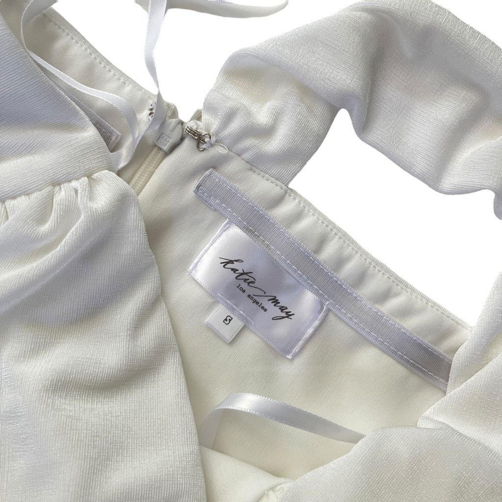 Other Katie May Carter Gown in Ivory Size S / US 4 / IT 40 - 10 Thumbnail