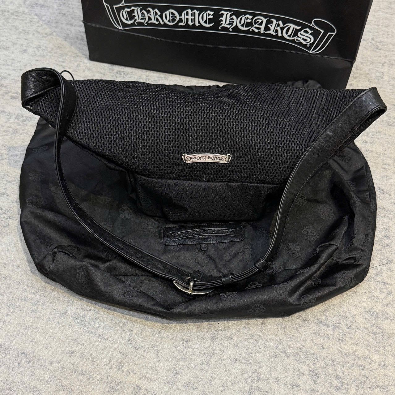 Chrome Hearts CHROME HEARTS SNAT PACK XPAC NYLON MESH BAG BLACK Size ONE SIZE - 6 Thumbnail
