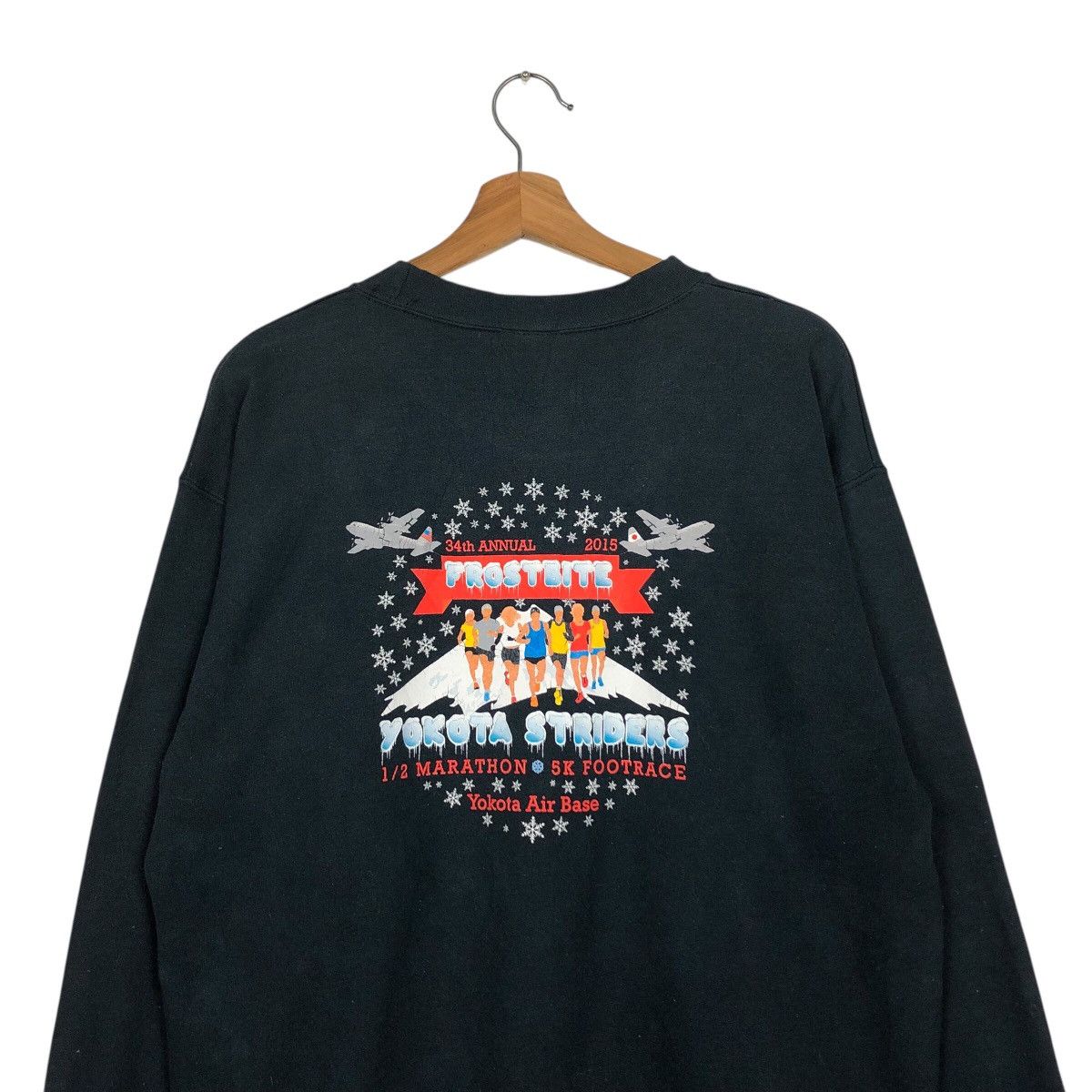 Vintage 📌Vintage Sweatshirt Yokota Striders Japan Running Club Size US M / EU 48-50 / 2 - 10 Thumbnail
