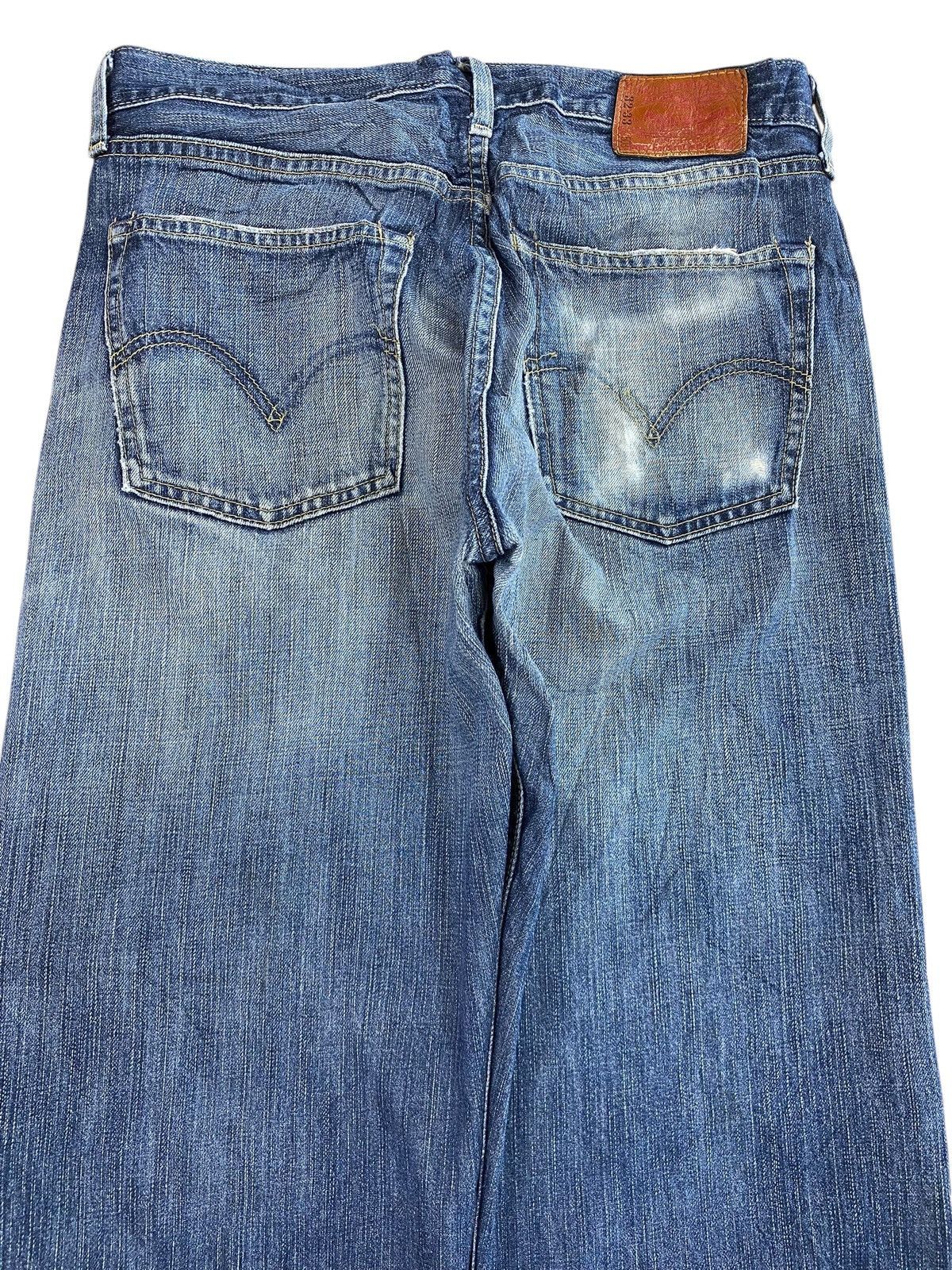 Levi's Levi’s 503 Light Washed Whiskered Style Baggy Wide Leg Jeans Size US 32 / EU 48 - 4 Thumbnail
