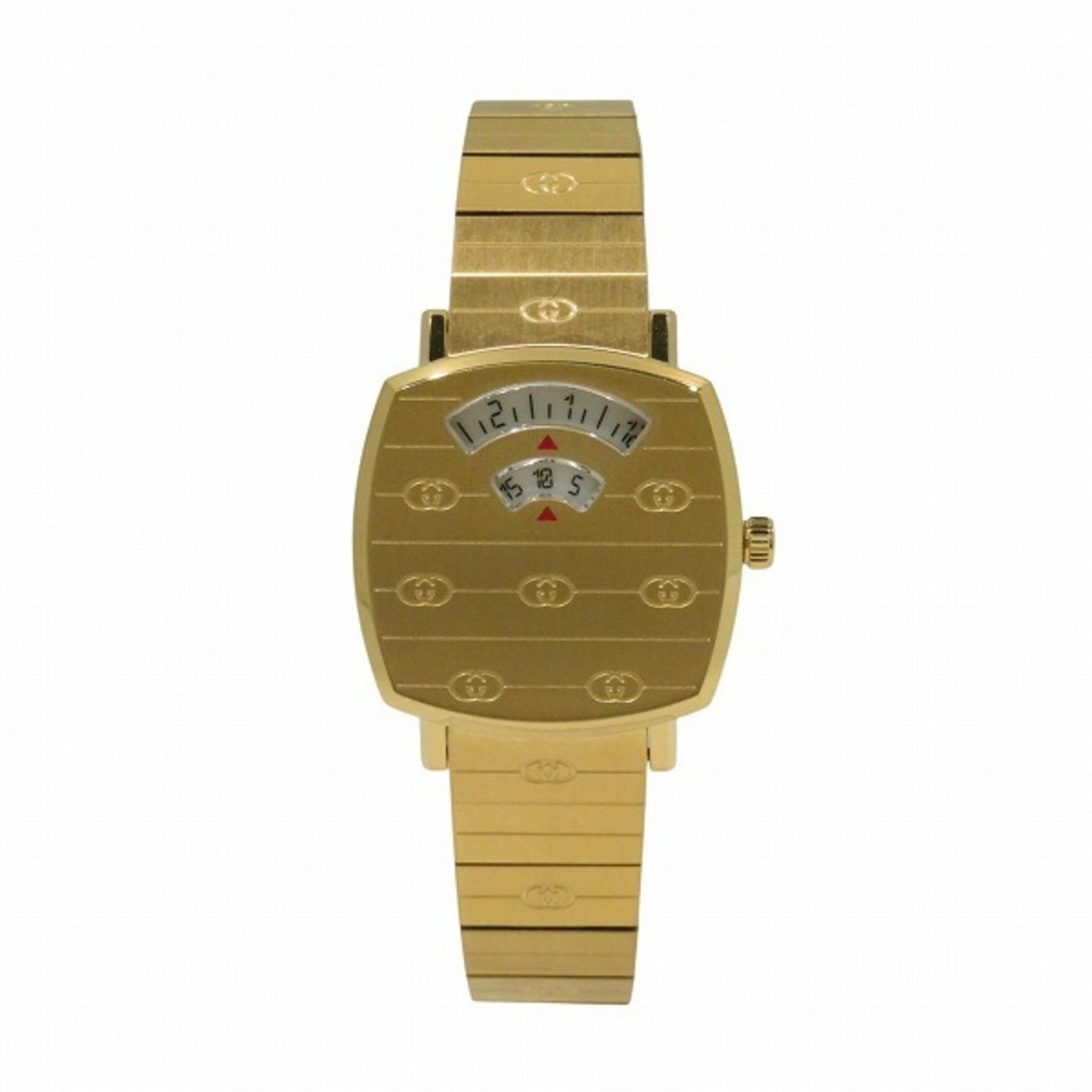 Gucci Grip Ya157502 Quartz 157.5 Watch Women's in White