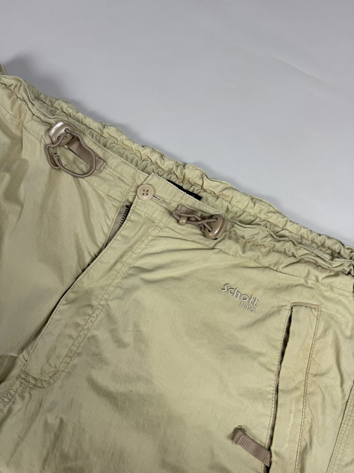 Schott × Vintage Schott NYC Vintage Military Style Parachute Pants Trousers Size US 36 / EU 52 - 10 Thumbnail