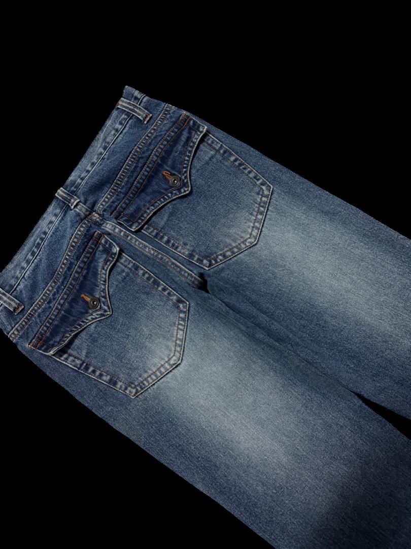Tornado Mart TWIST LEG Barcedos Exchange Mudwash Distress Twist Leg Flare Size US 30 / EU 46 - 18 Thumbnail