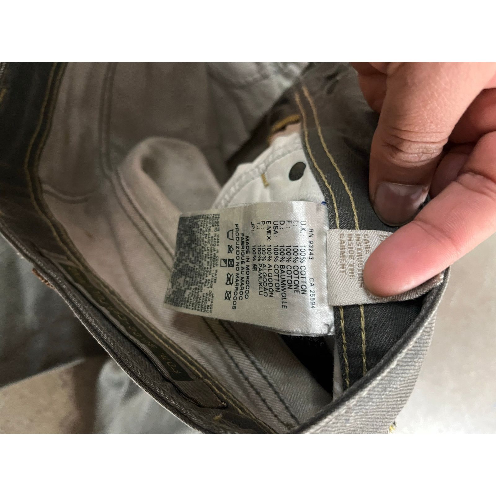 Diesel Diesel - Waykee Regular Straight / stone washed gray / 31x29 Size US 31 - 9 Thumbnail