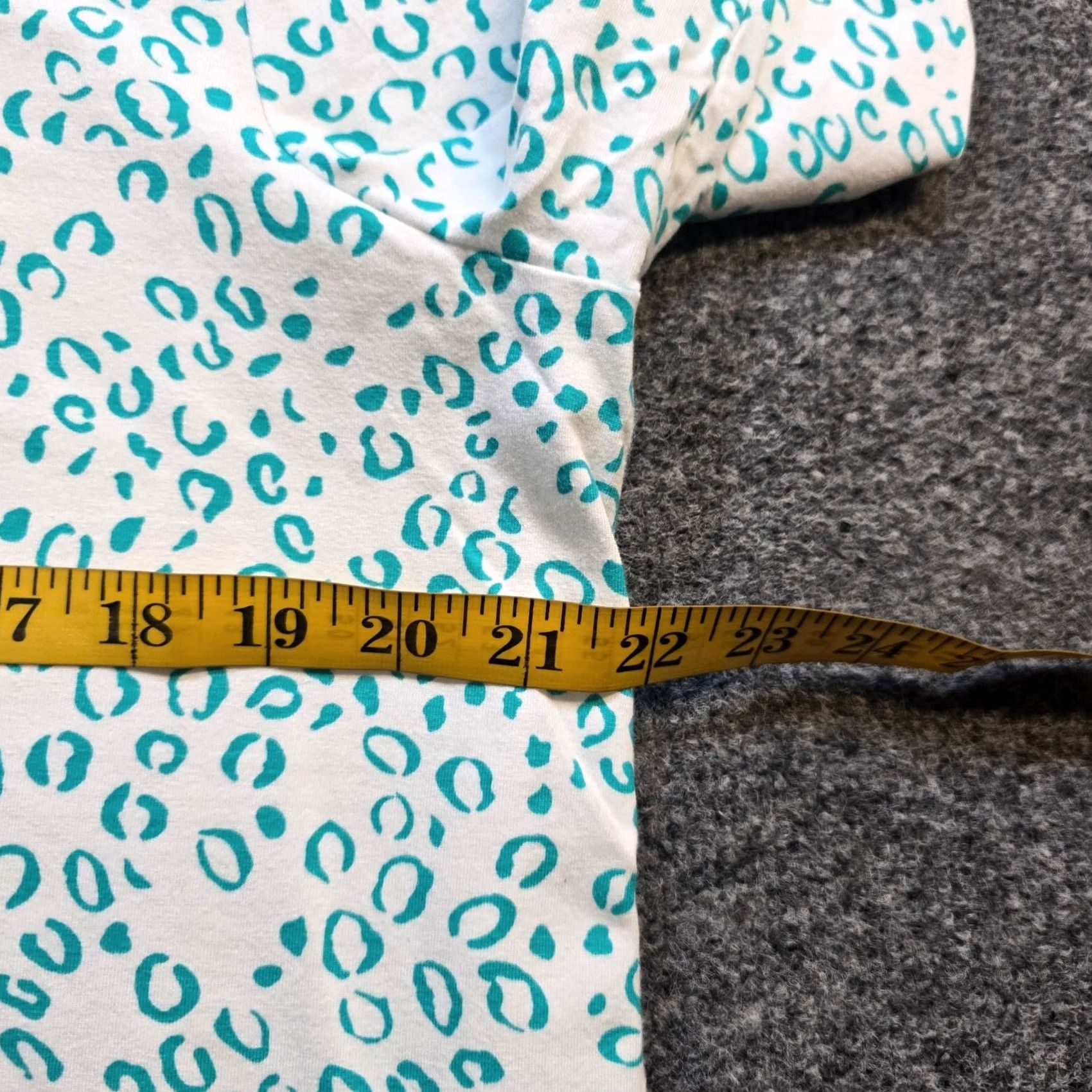 Vintage Chicos Top Womens XL White Green Leopard 3/4 Sleeve Stretch Casual Tunic Blouse Jersey Cotton Spandex Womens Regular Men no Size XL / US 12-14 / IT 48-50 - 5 Thumbnail