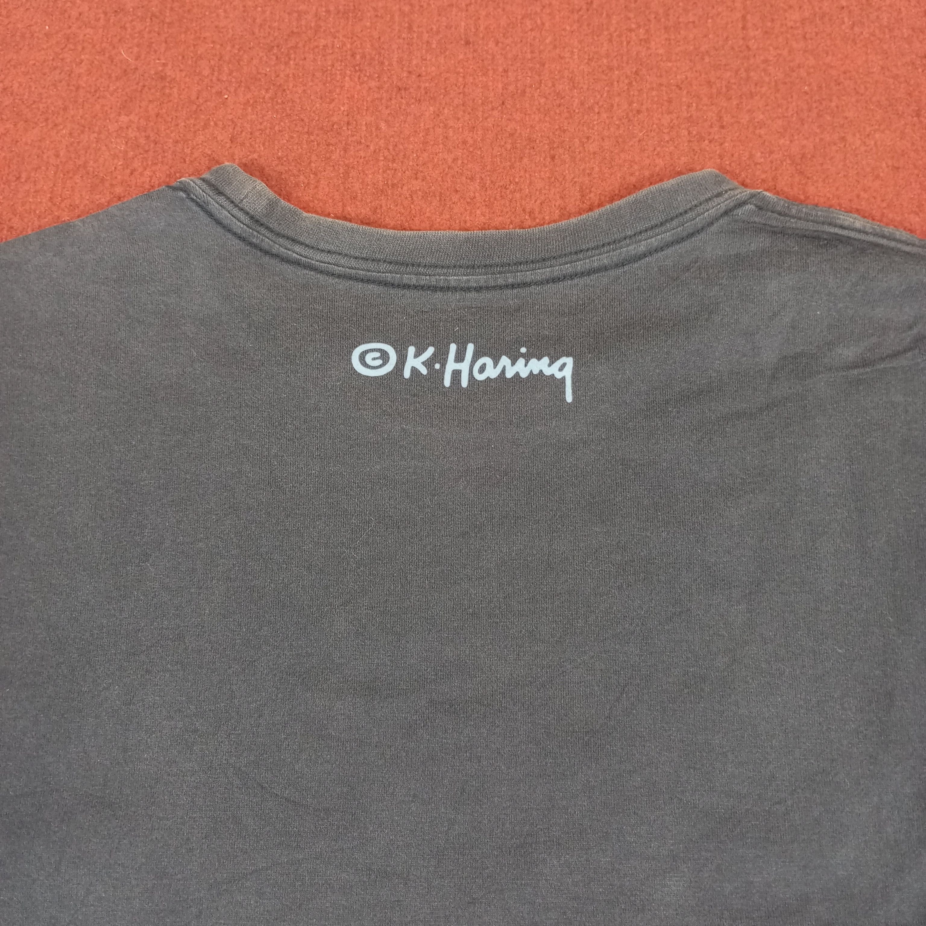 Keith Haring × Vintage Keith Haring City Cycles Streetwear Style Tshirt Size US M / EU 48-50 / 2 - 4 Thumbnail