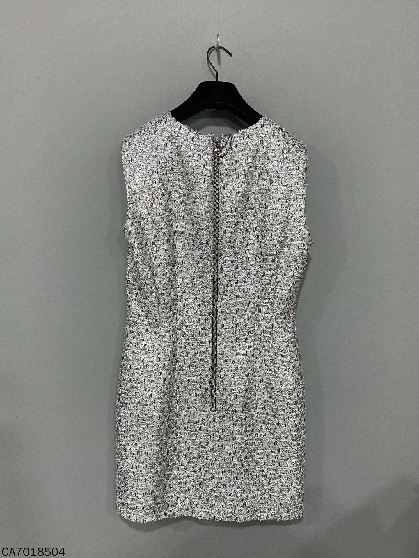 Gucci Gucci silver iridescent snagged dress 42 Size M / US 6-8 / IT 42-44 - 3 Thumbnail