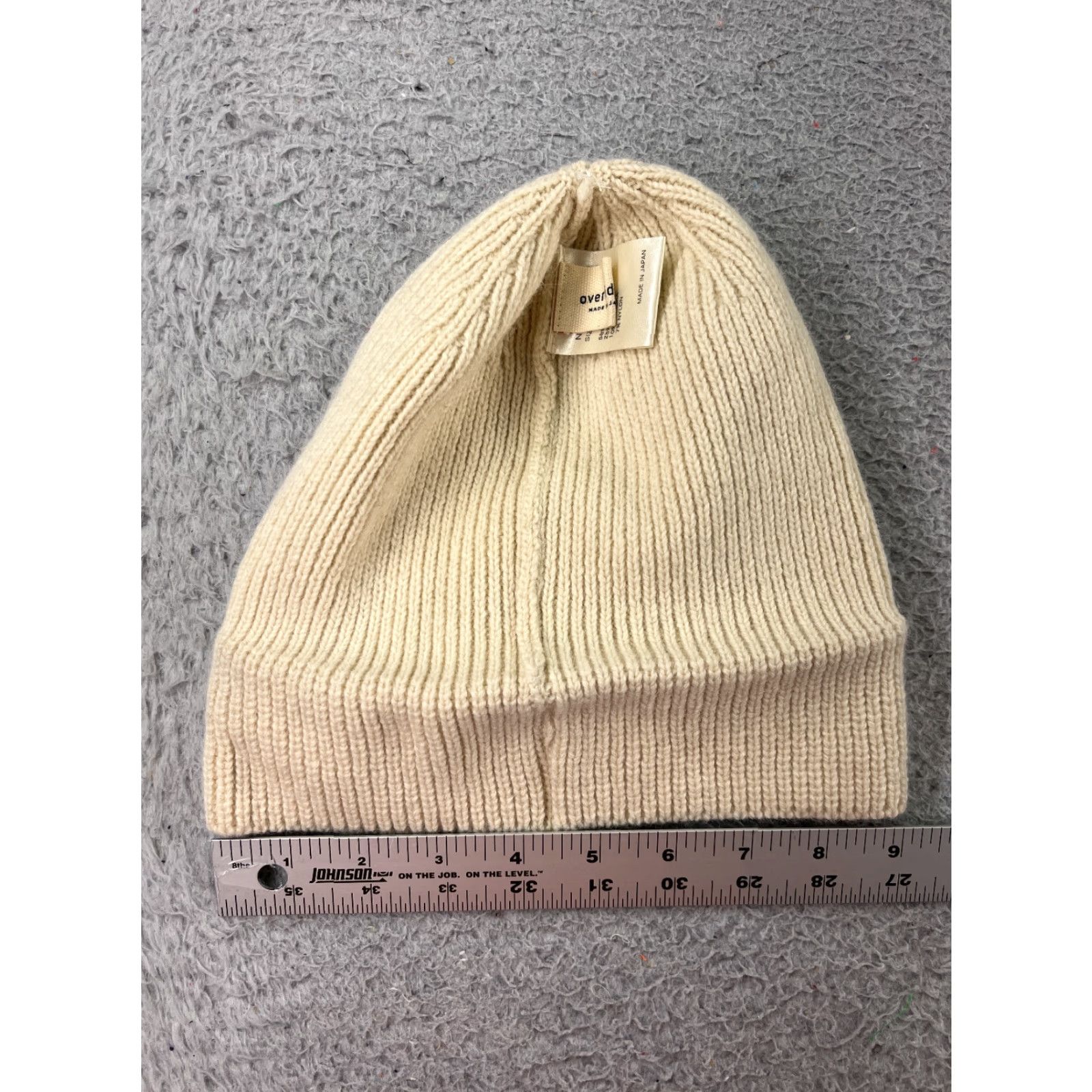 Doublet Override Beanie Womens One Size Ivory Alpaca Knit Ski Hat Size ONE SIZE - 4 Thumbnail