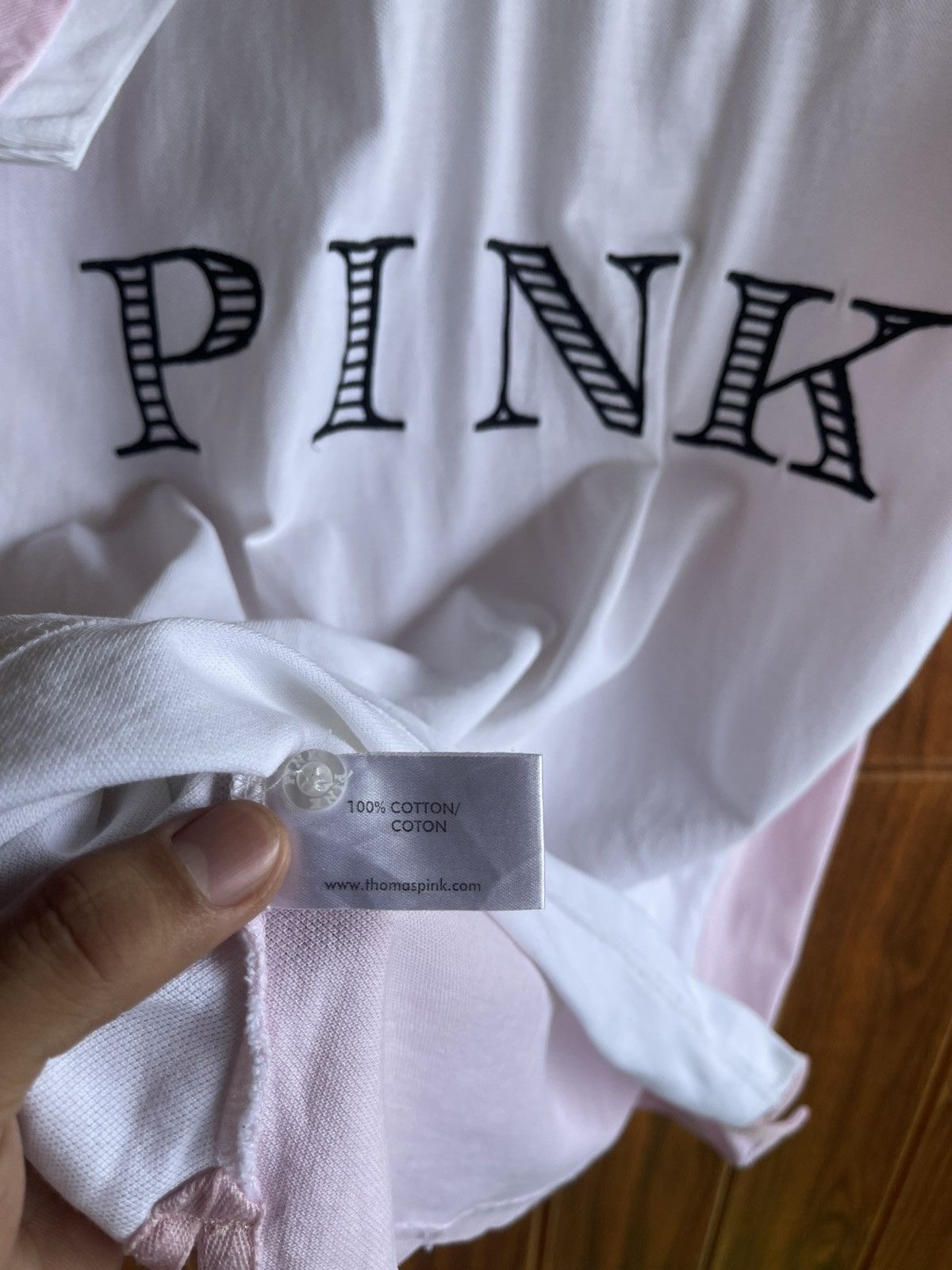 Thomas Pink Grail🔥THOMAS PINK🔥Jermyn Street London Polo Tee Size US L / EU 52-54 / 3 - 12 Thumbnail