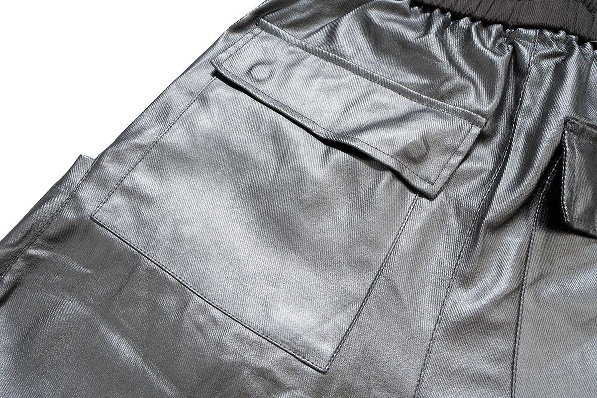 Japanese Brand × Leather Leather Pants Hombre Baggy Wide Leg Drawstring Size US 35 - 9 Thumbnail
