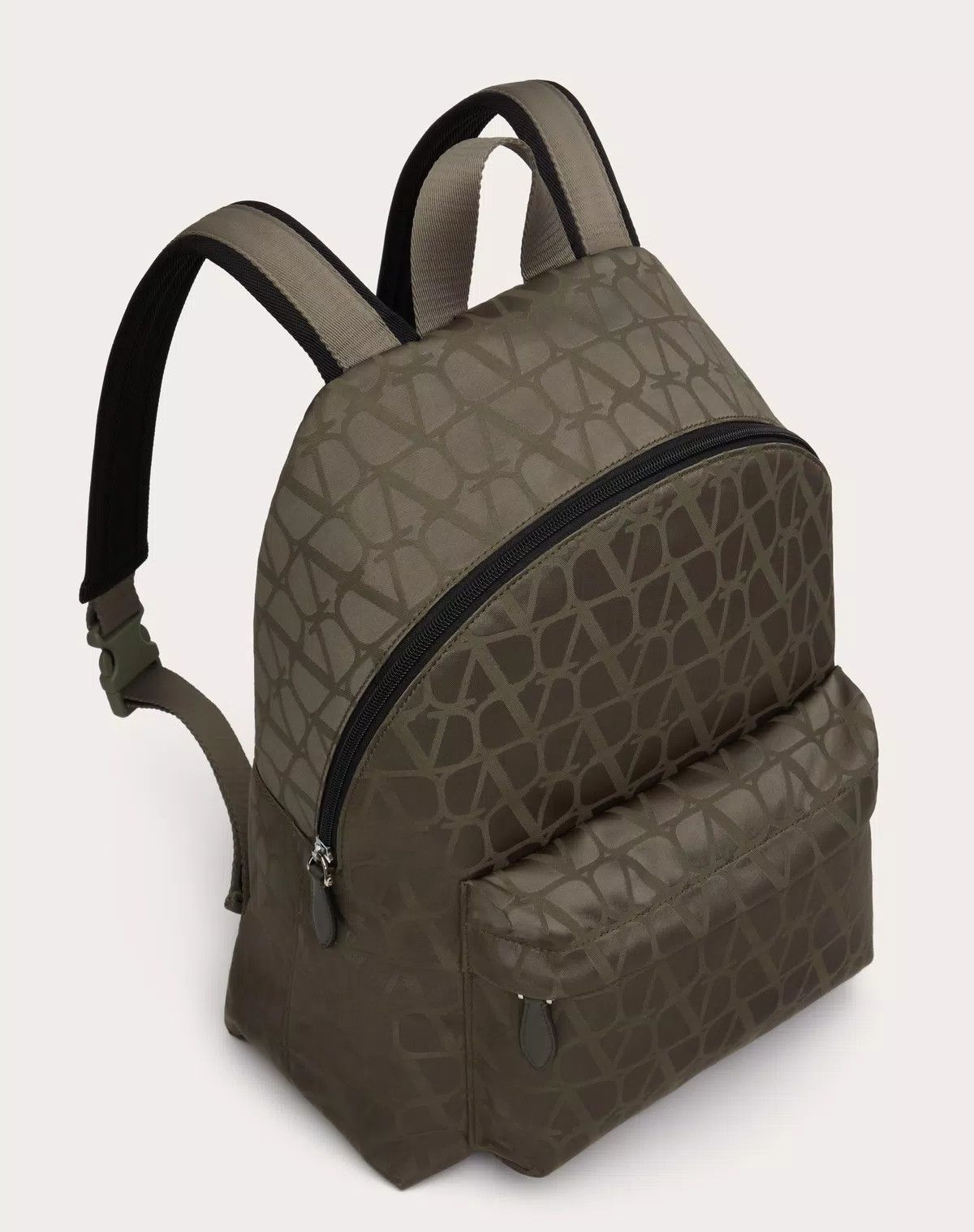 Valentino oc11z0725 Size: OS/ Toile Iconographe Backpack in Army Green Size ONE SIZE - 5 Thumbnail