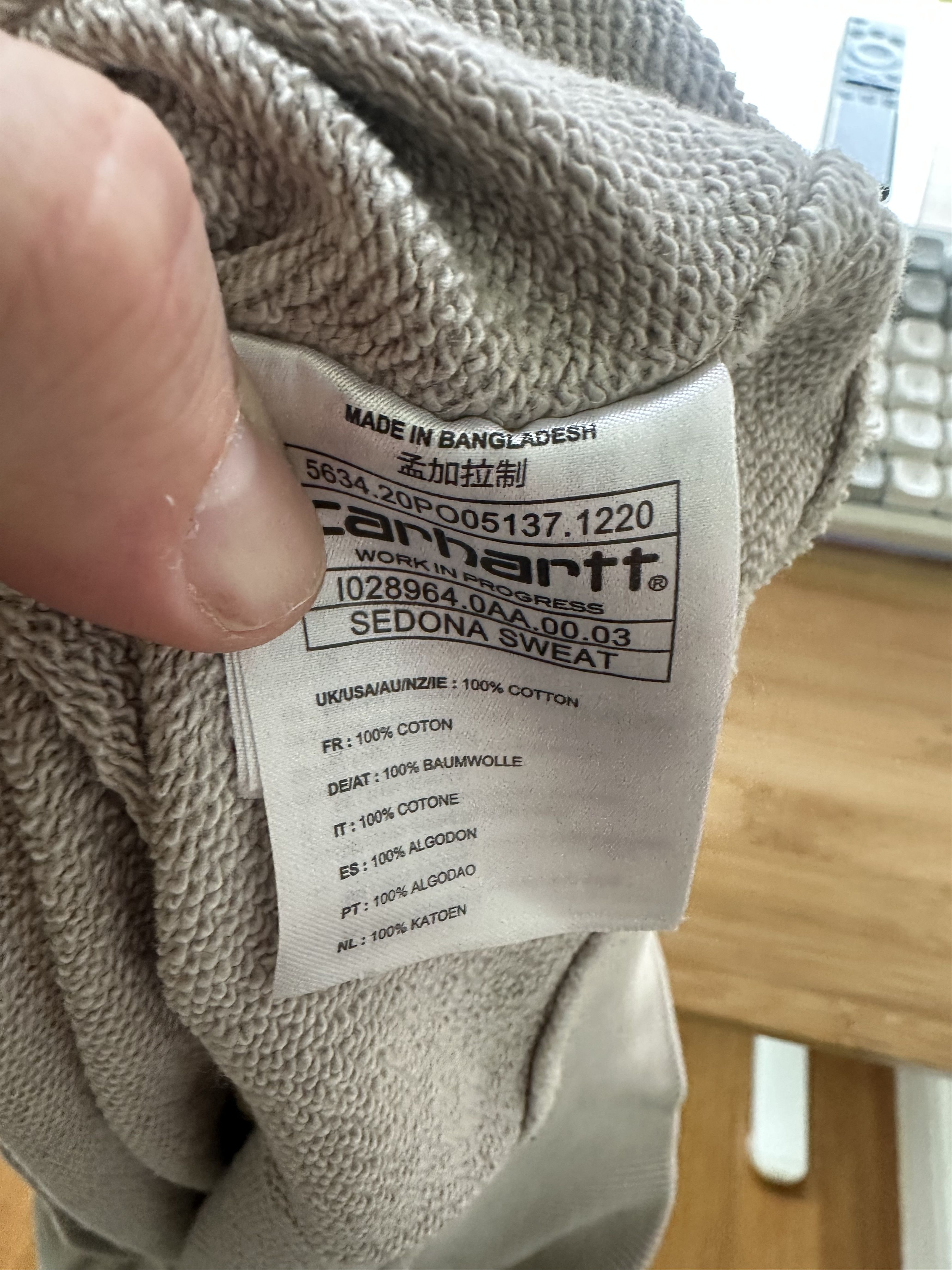 Carhartt Wip Carhartt WIP Crewneck Fleece - Mushroom Size US M / EU 48-50 / 2 - 5 Thumbnail