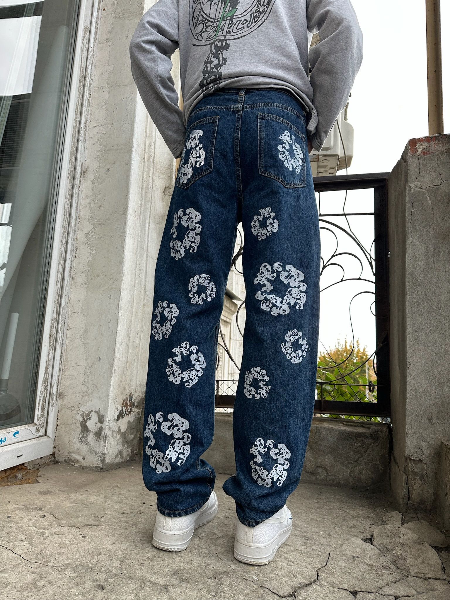 Vintage Custom Art Denim Tears Style Denim Jeans Size US 34 / EU 50 - 4 Thumbnail