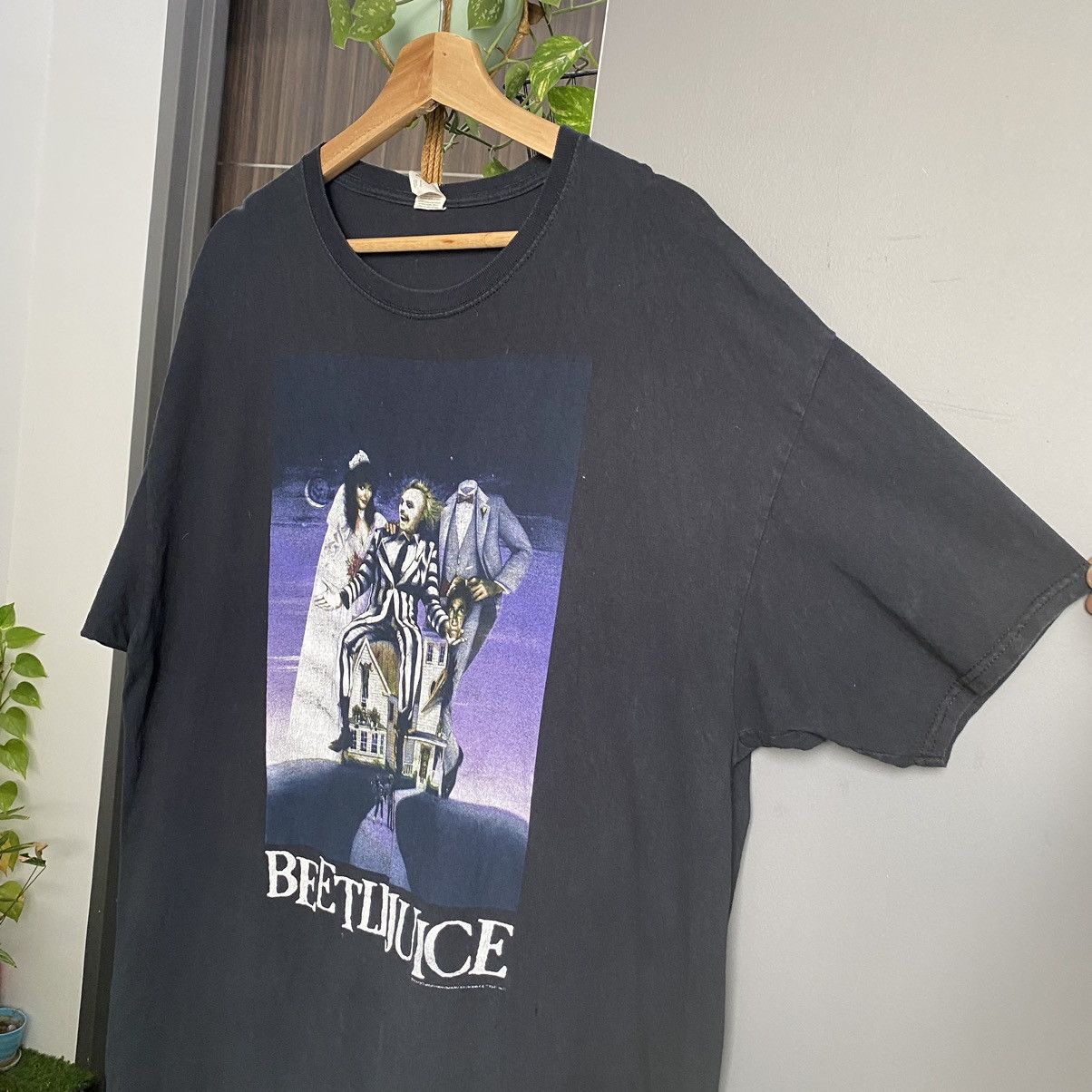 Expert Horror Thrashed Faded Vintage Beetlejuice Horror ERD GRUNGE TEE Size US XL / EU 56 / 4 - 3 Thumbnail