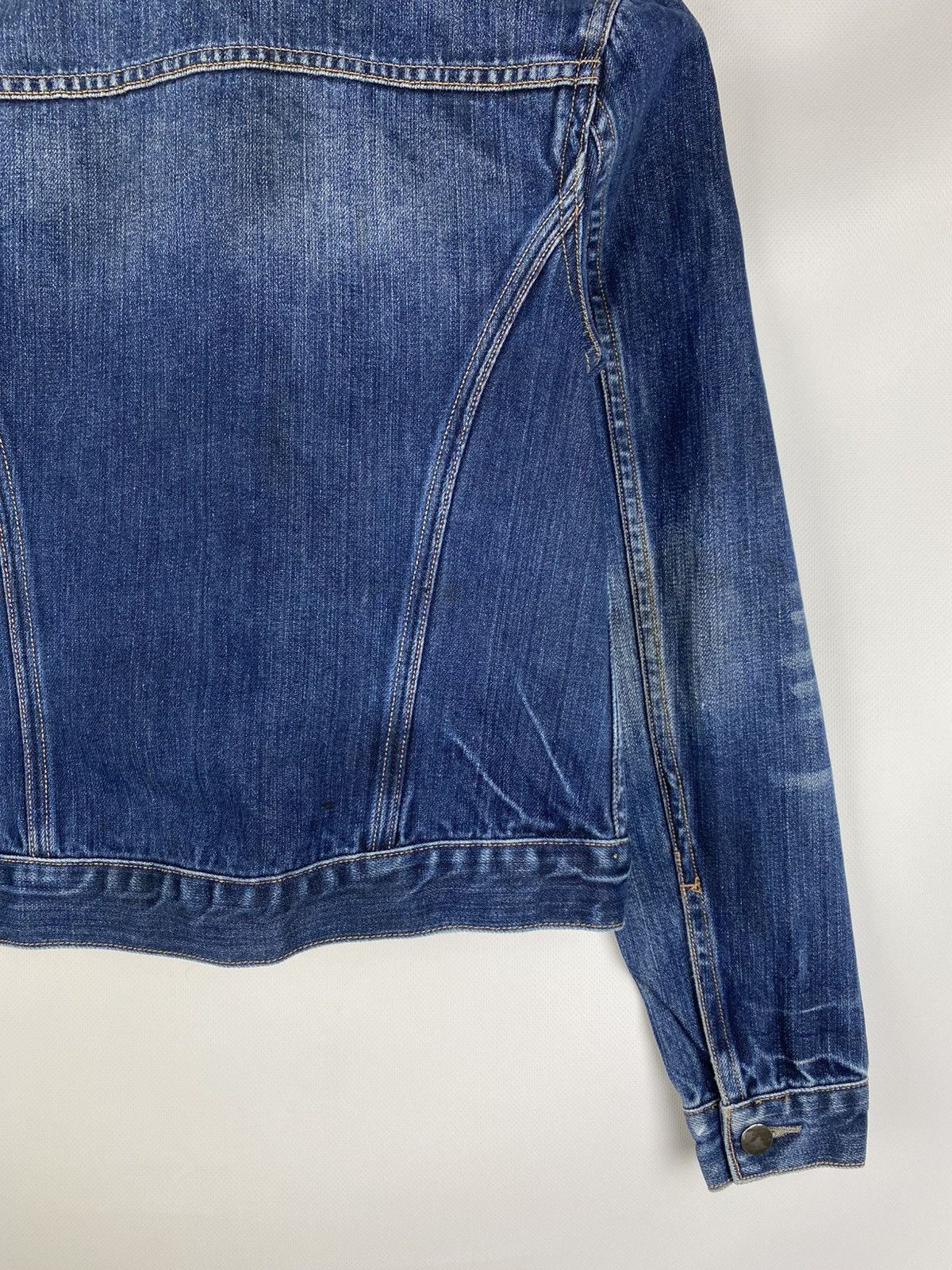 Allsaints × Japanese Brand Allsaints WMNS Easy Trucker ladies selvedge denim jacket Size M / US 6-8 / IT 42-44 - 18 Thumbnail