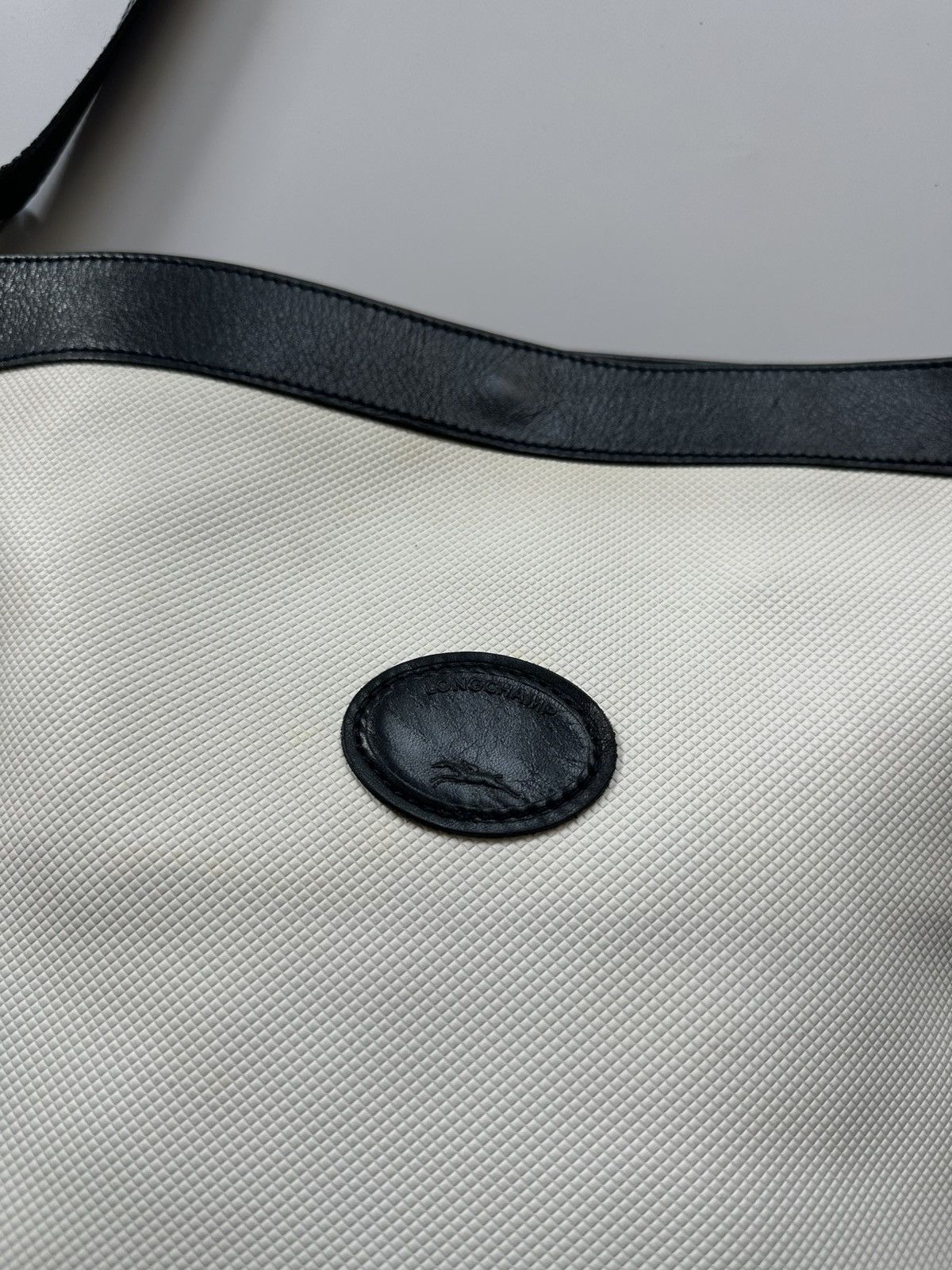 Longchamp 80’s Longchamp Paris Bucket Shoulder Bag Vintage Size ONE SIZE - 6 Thumbnail