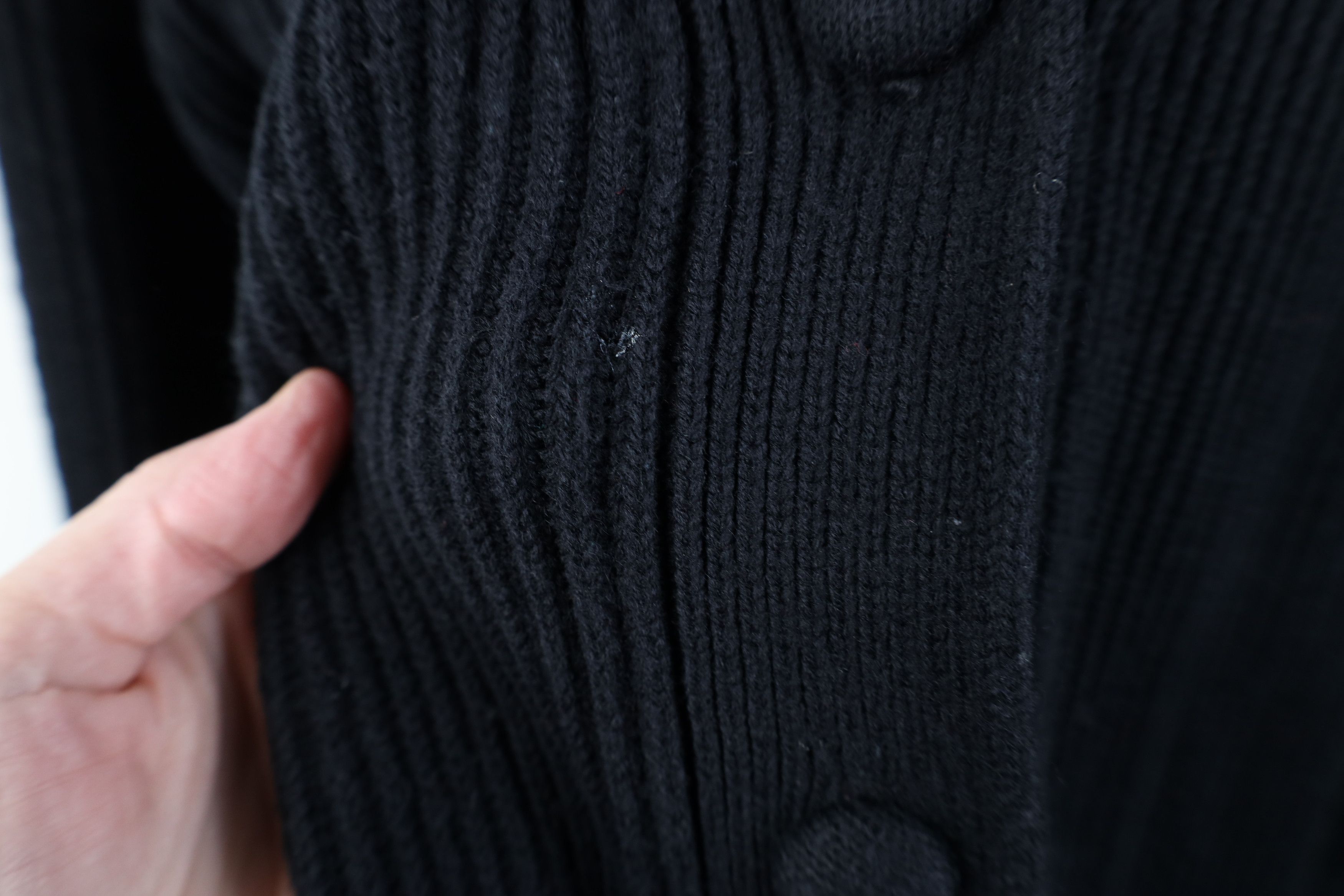 Vintage Vintage 90s Streetwear Chunky Ribbed Knit Cardigan Sweater Size S / US 4 / IT 40 - 5 Thumbnail