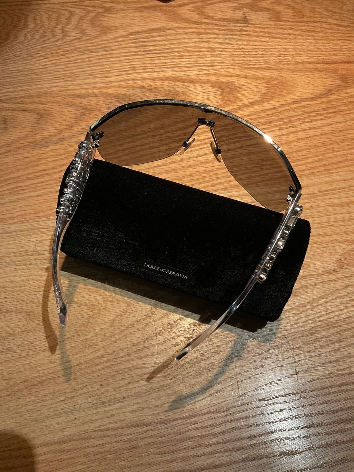 Dolce & Gabbana Dolce & gabbana crystal reflective sunglasses Size ONE SIZE - 6 Thumbnail