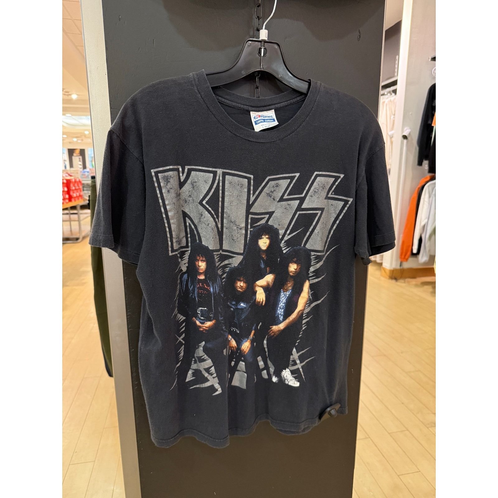 Band Tees 1990 Kiss Hot in the Shade Tour Vintage Band Hanes Tee Shirt Size US L / EU 52-54 / 3 - 2 Thumbnail