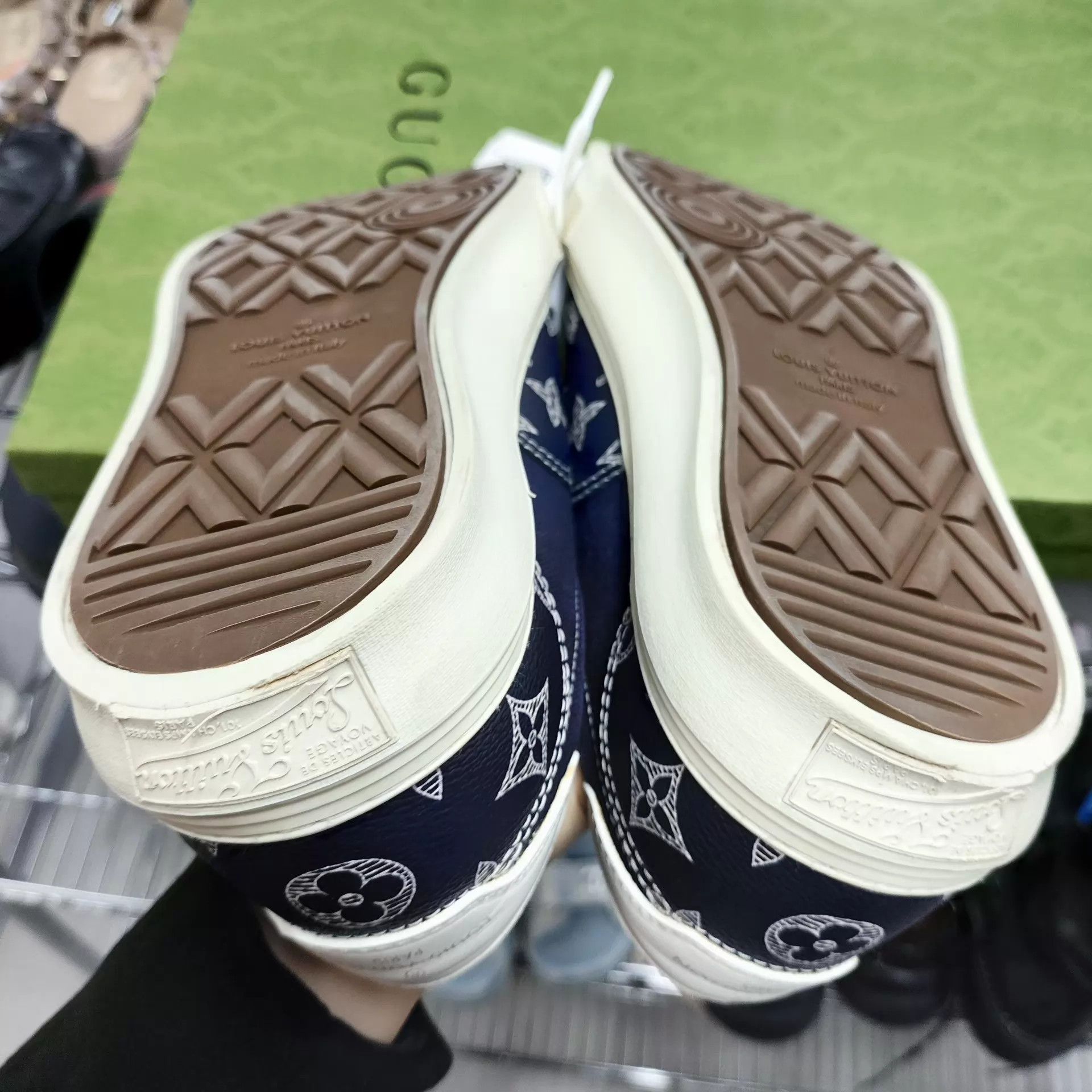Louis Vuitton LV All Over Print Sneakers 7.5 US Size US 7.5 / EU 40-41 - 4 Thumbnail