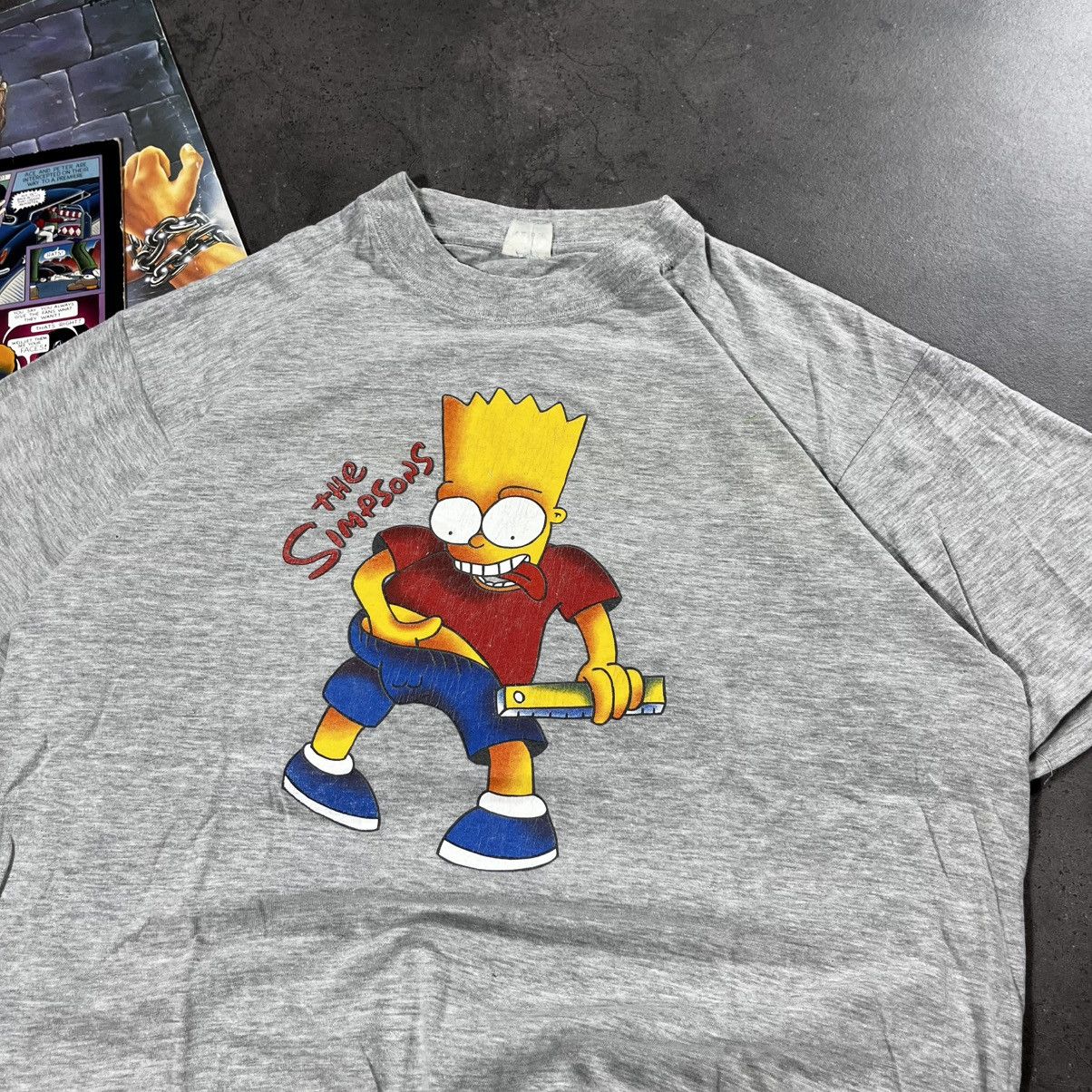 Cartoon Network Vintage 90s The Simpsons Measure Dick Sex Tshirt Tee Size US M / EU 48-50 / 2 - 3 Thumbnail