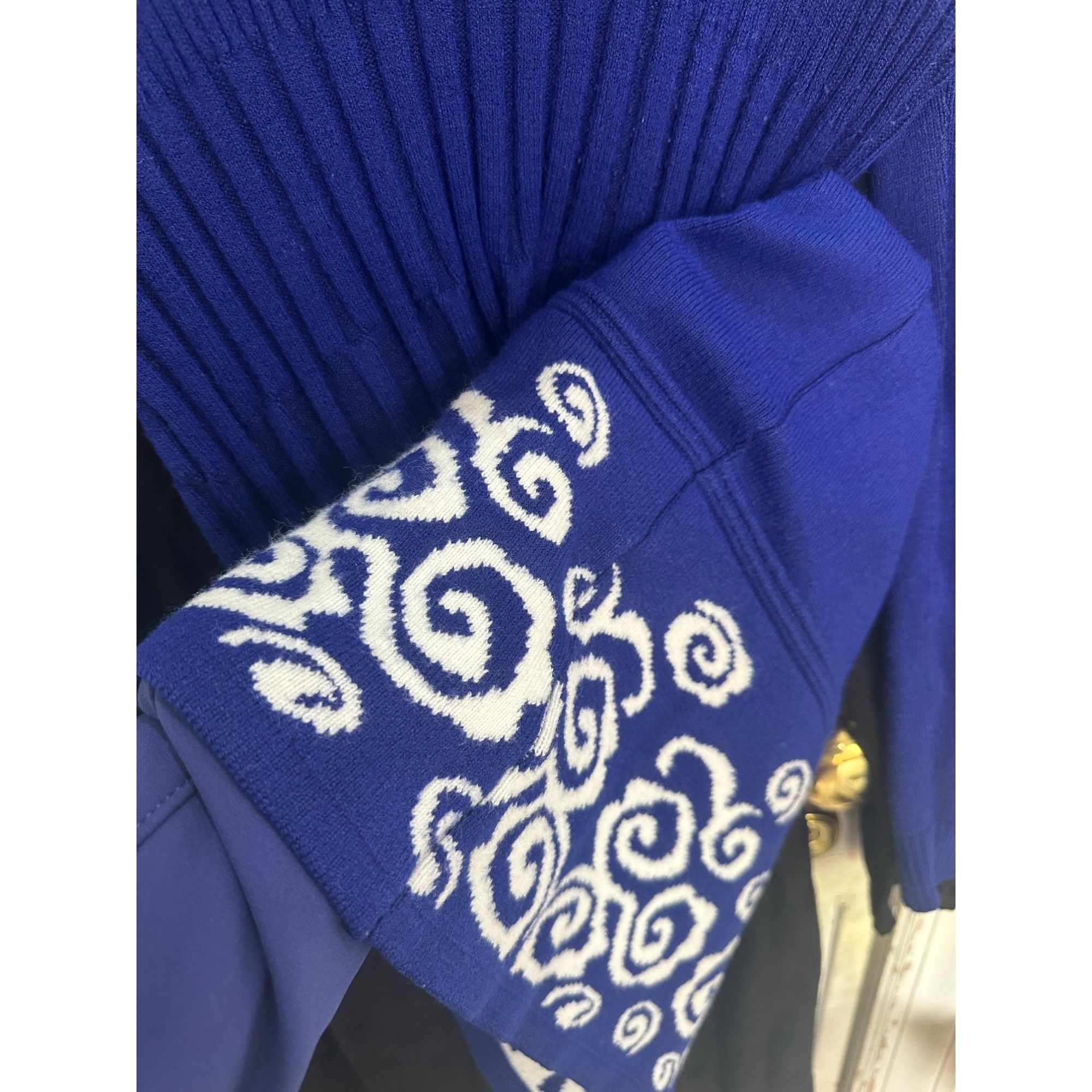 Other Size S Women's Long Sleeve Waffle Knit crochet A Line floral Size S / US 4 / IT 40 - 7 Thumbnail