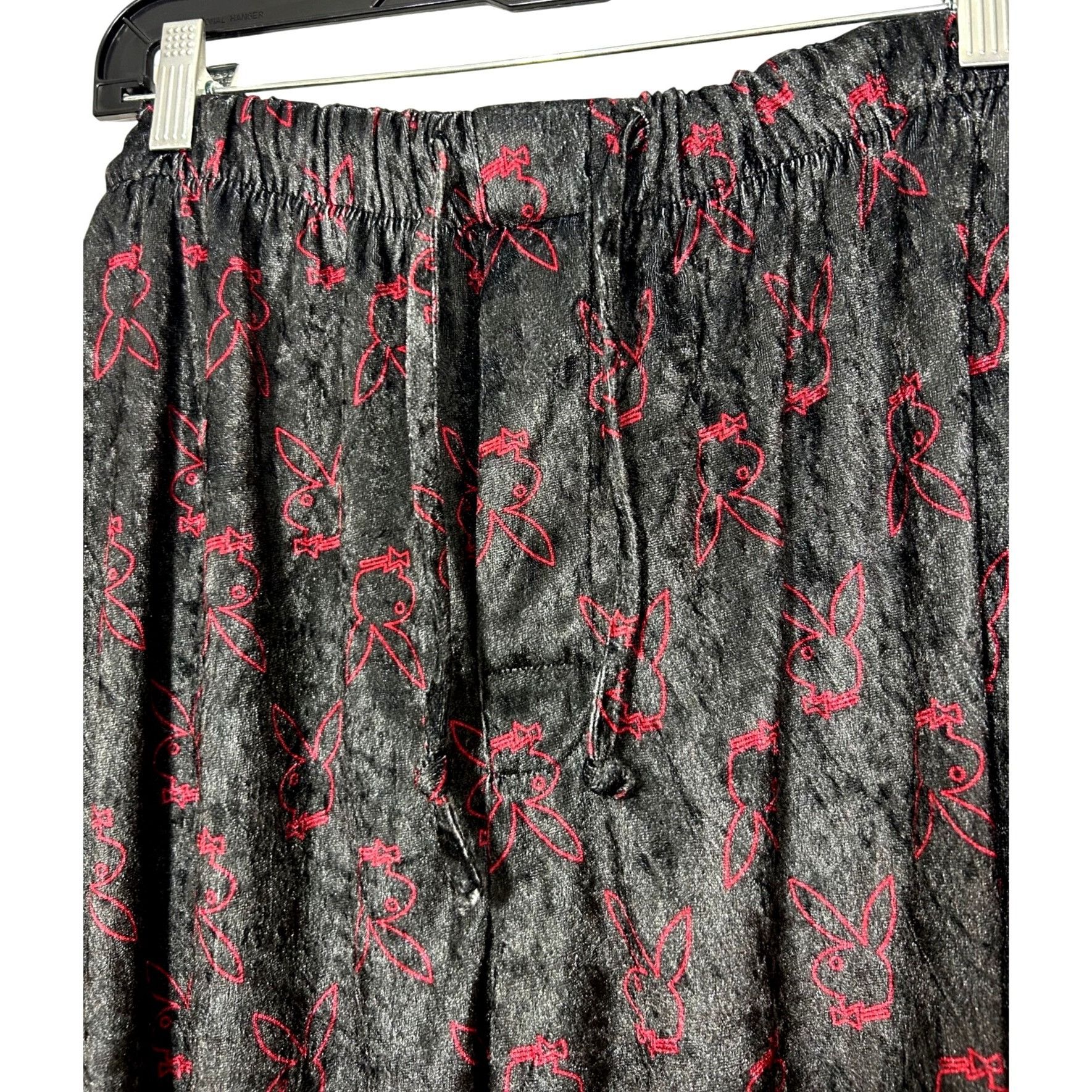 Playboy Playboy under wear Men’s Black Pajama Lounging Pants XL Red Size US 33 - 2 Thumbnail