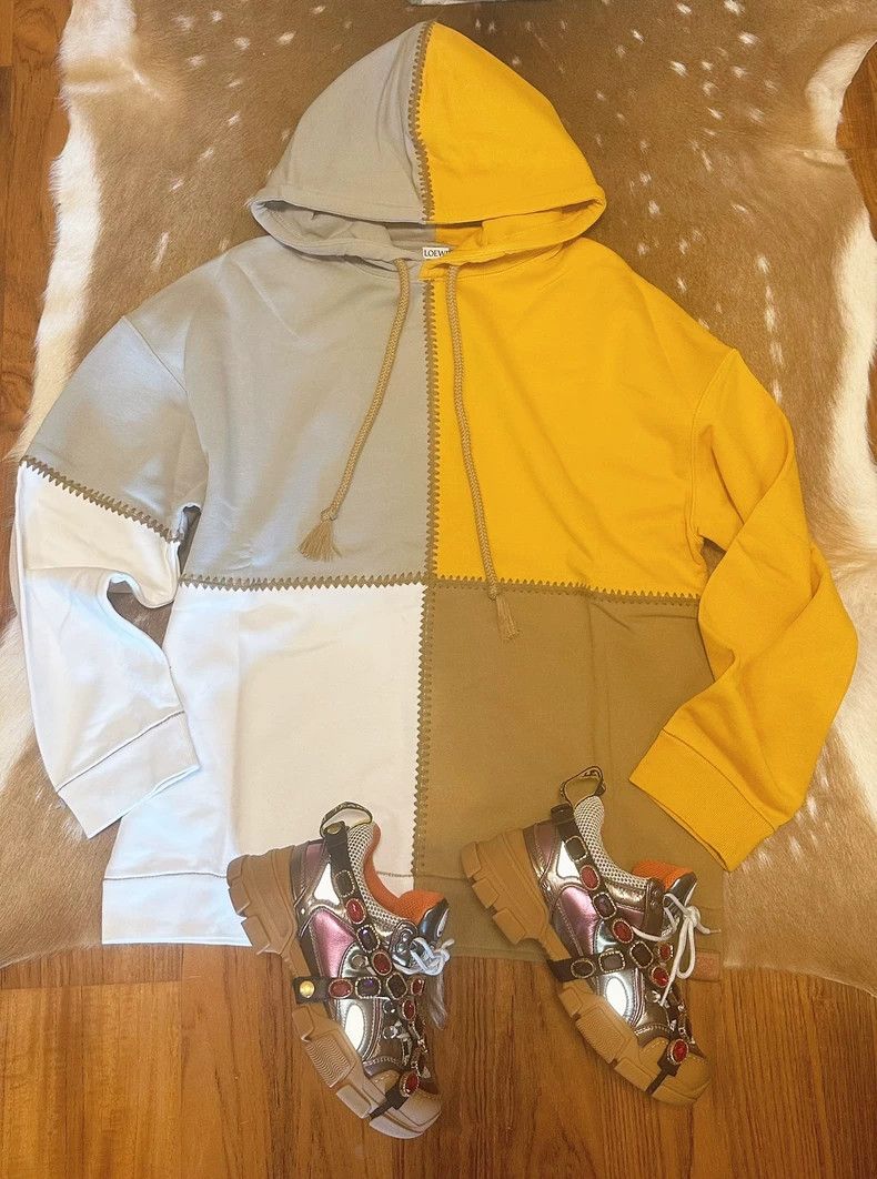 Loewe LOEWE Color matching T-shirts, both men and women can wear Size US M / EU 48-50 / 2 - 1 Thumbnail