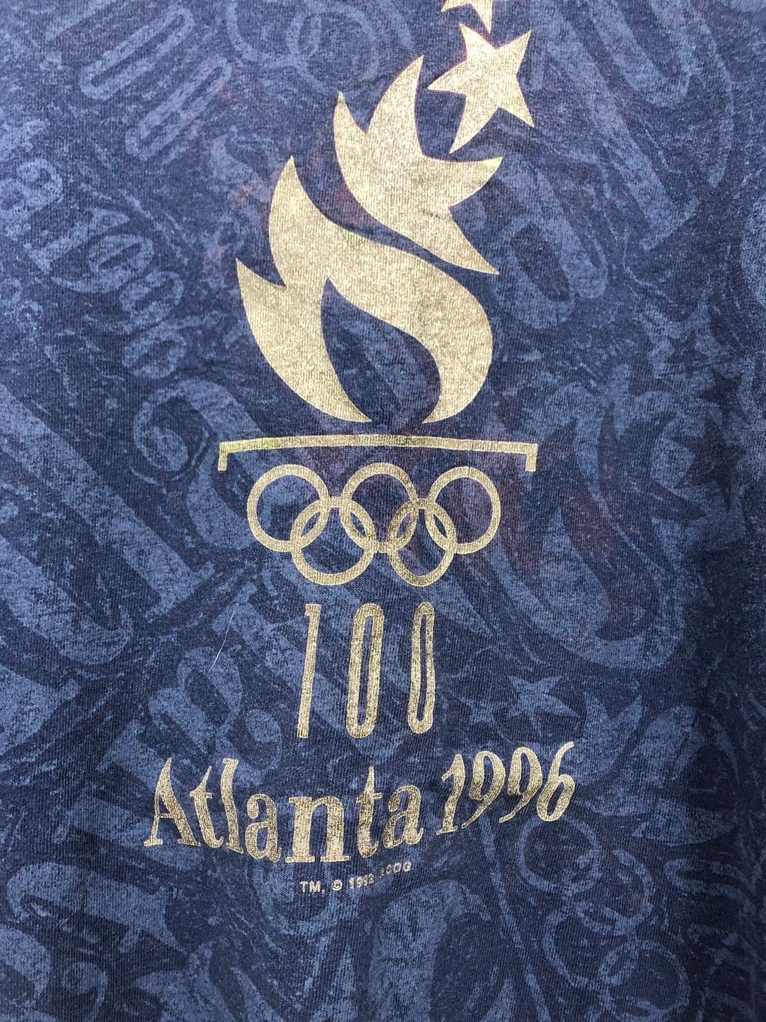 Vintage Vintage 1992's Olympic Atlanta 1996 shirt Over Print wts01 Size US XL / EU 56 / 4 - 3 Thumbnail