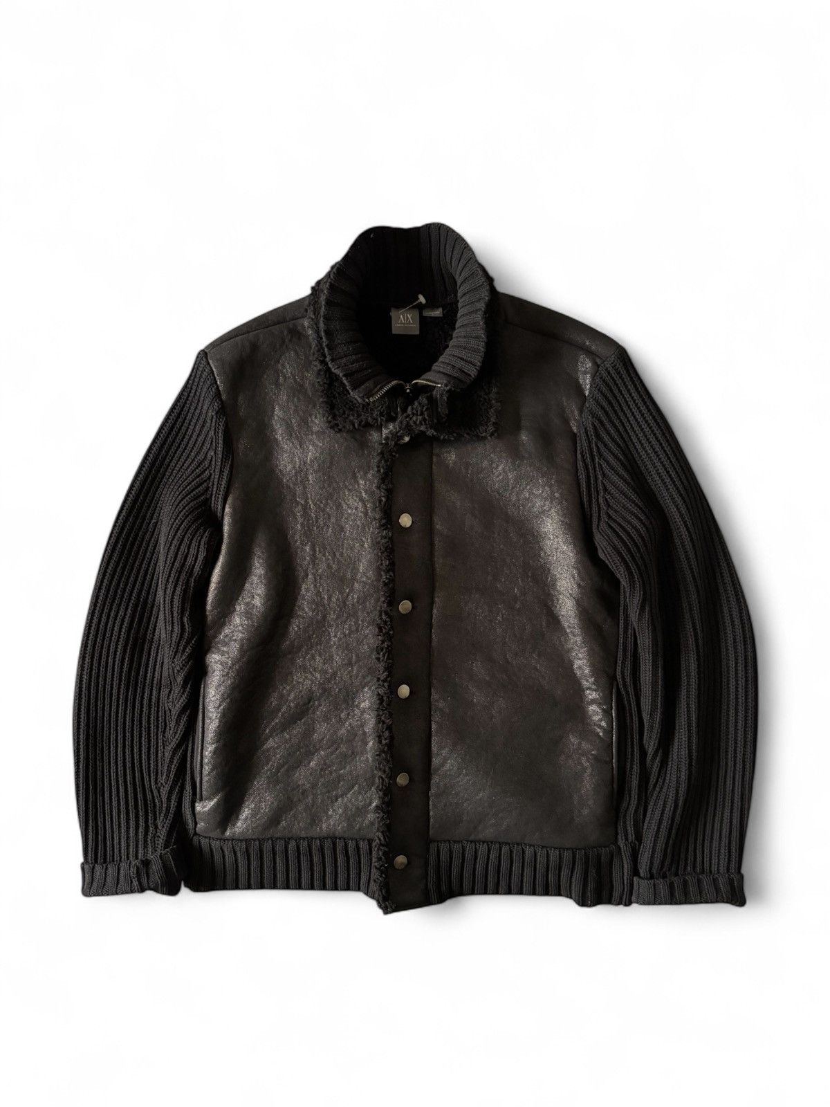 Armani Exchange Armani Exchange Faux Shearling Jacket Size US L / EU 52-54 / 3 - 1 Thumbnail