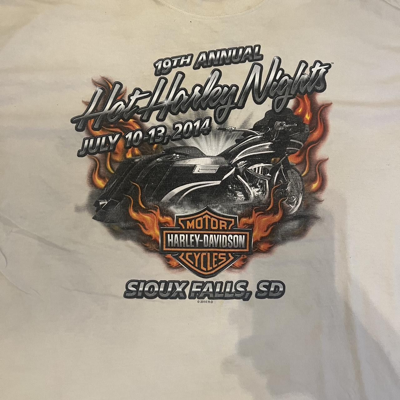 Harley Davidson × Vintage Harley Davidson Biker Short Sleeve T Shirt Size US XXL / EU 58 / 5 - 2 Thumbnail