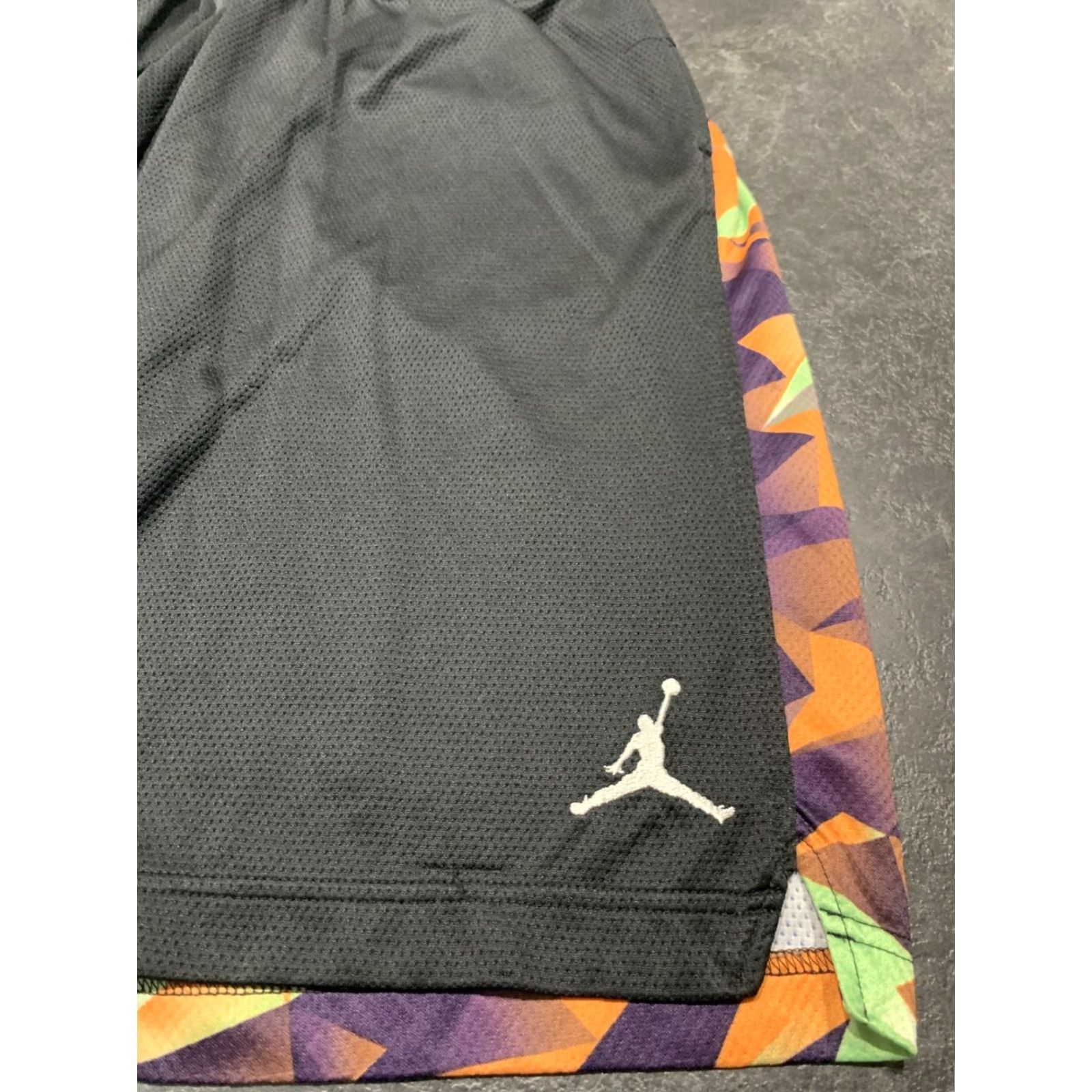 Jordan Brand JORDAN AIR JORDAN VII RETRO 7 "HARE" BASKETBALL SHORTS BLACK SIZE L MENS Size US 36 / EU 52 - 2 Thumbnail