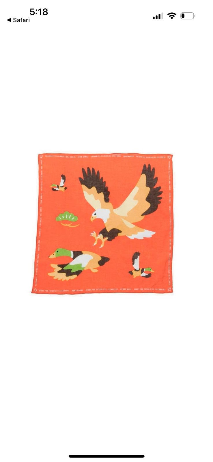 Human Made Human Made Duck and Eagle Bandana Size ONE SIZE - 1 Thumbnail