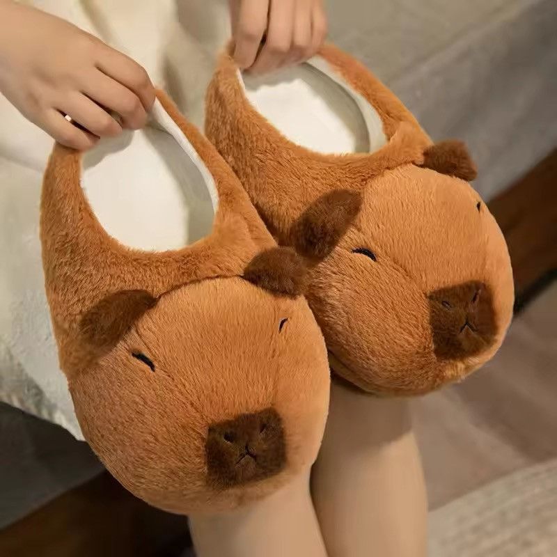 Designer × Japanese Brand Breathable Capybara Cotton Non-slip Slippers Size US 9 / EU 42 - 4 Thumbnail