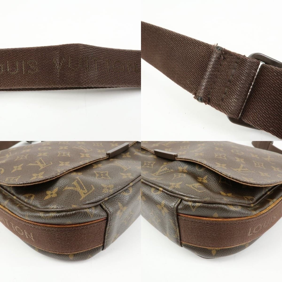Louis Vuitton Louis Vuitton Monogram Beaubourg MM Canvas Messenger Bag Size ONE SIZE - 4 Thumbnail