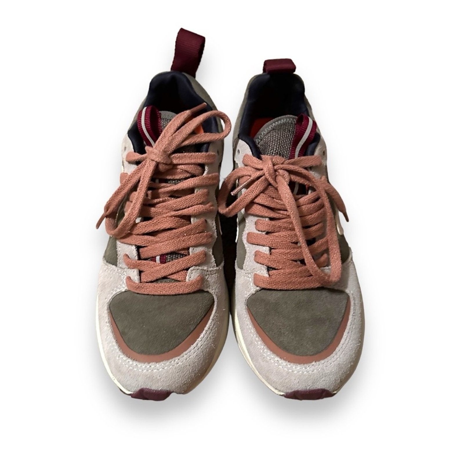 Veja Veja Venturi Suede Khaki Sable Oxford Grey Dad Sneakers Size US 7 / IT 37 - 2 Thumbnail