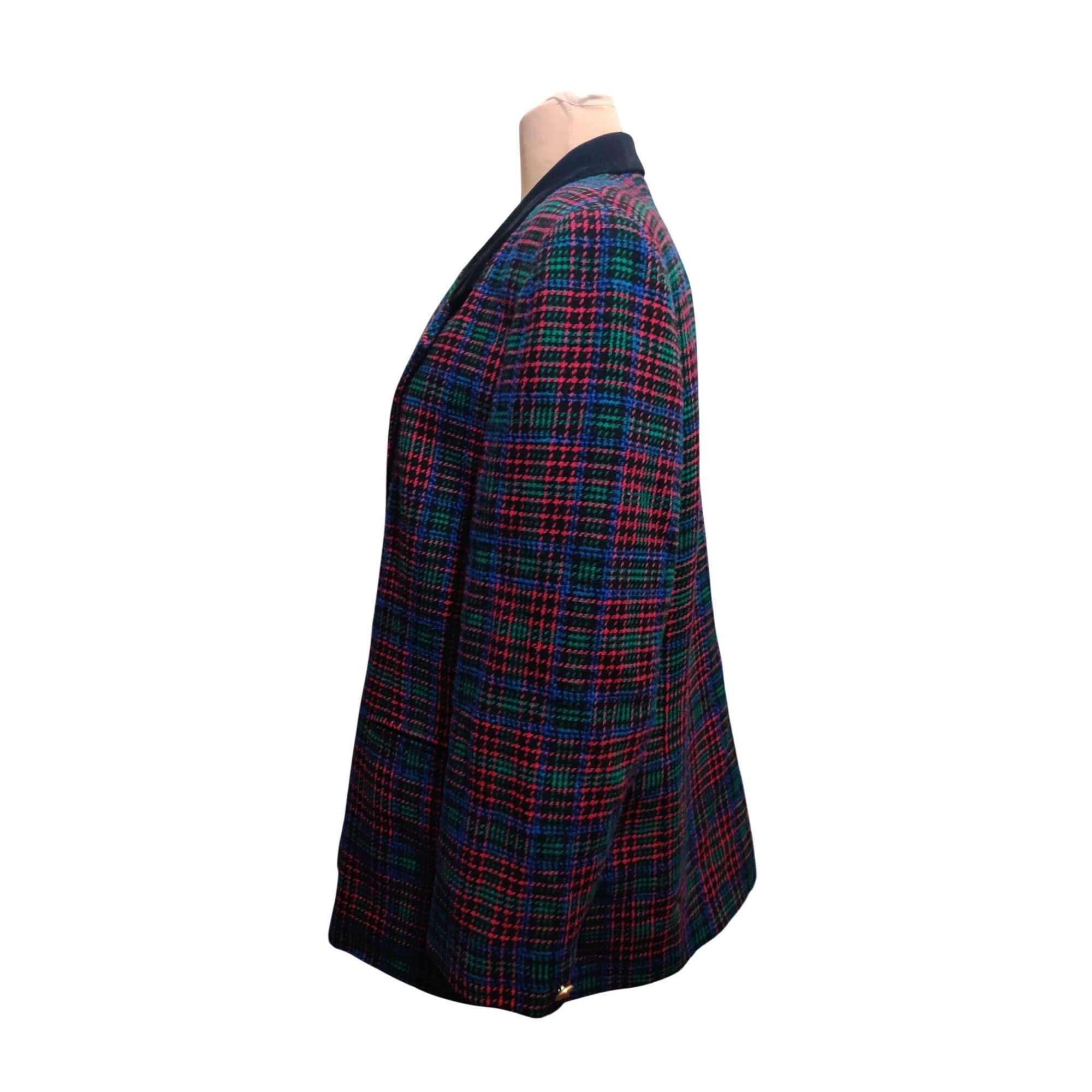 Vintage Vintage Joan Leslie 18W Plus Size 90s Plaid Wool Blend Blaze Size XXL / US 16-18 / IT 52-54 - 13 Thumbnail