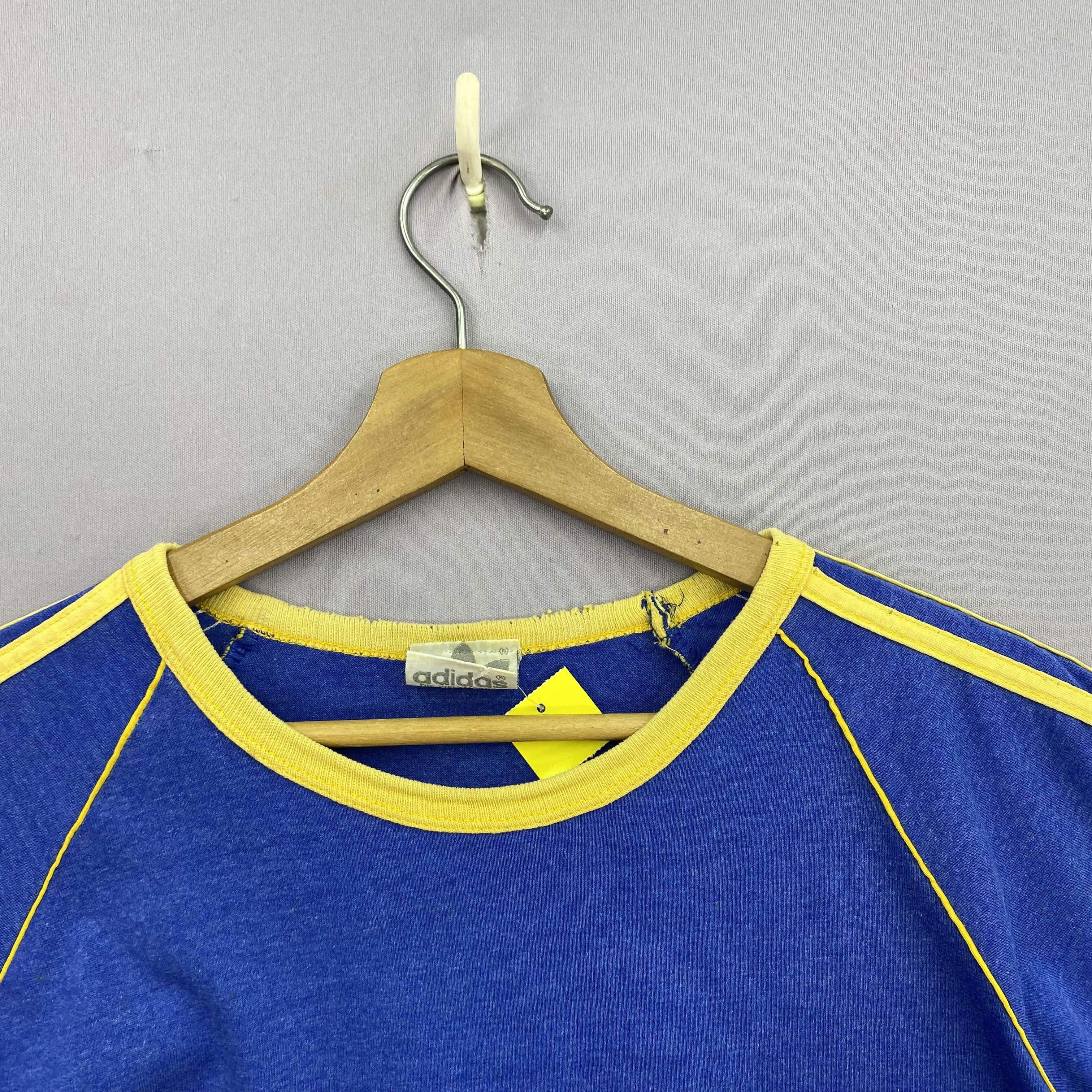 Vintage Vintage 70s Adidas T-Shirt Adidas Trefoil Ringer Tee Size US M / EU 48-50 / 2 - 3 Thumbnail
