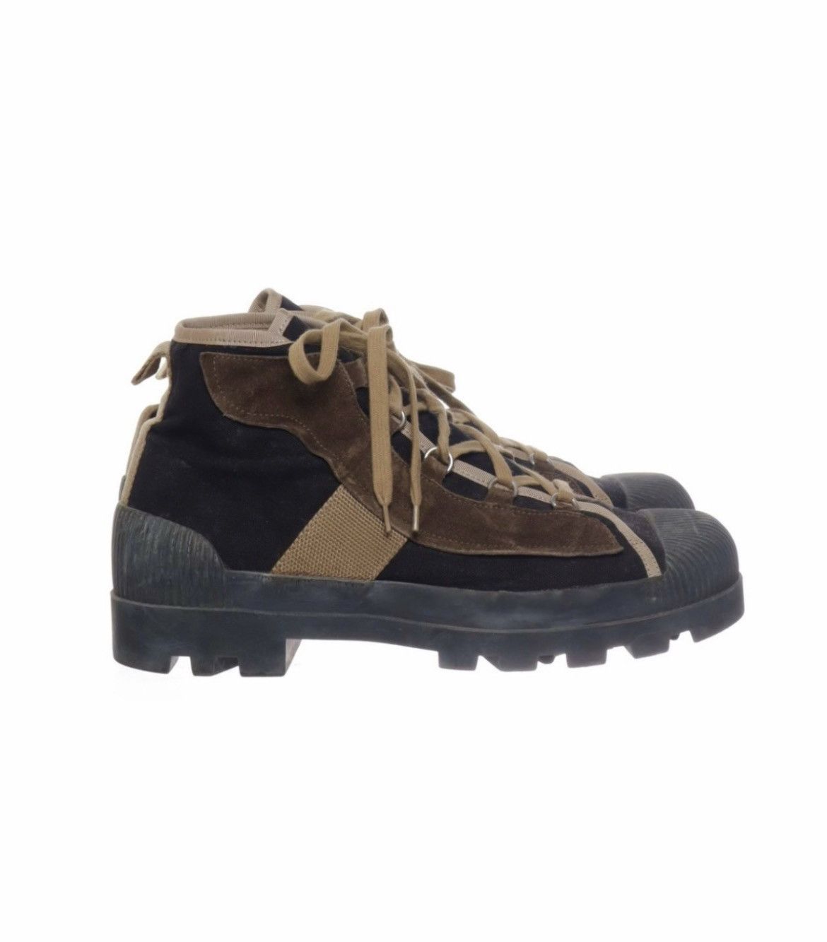 Acne Studios Daniel Suede Canvas Boots size 47 Size US 14 / EU 47 - 1 Thumbnail